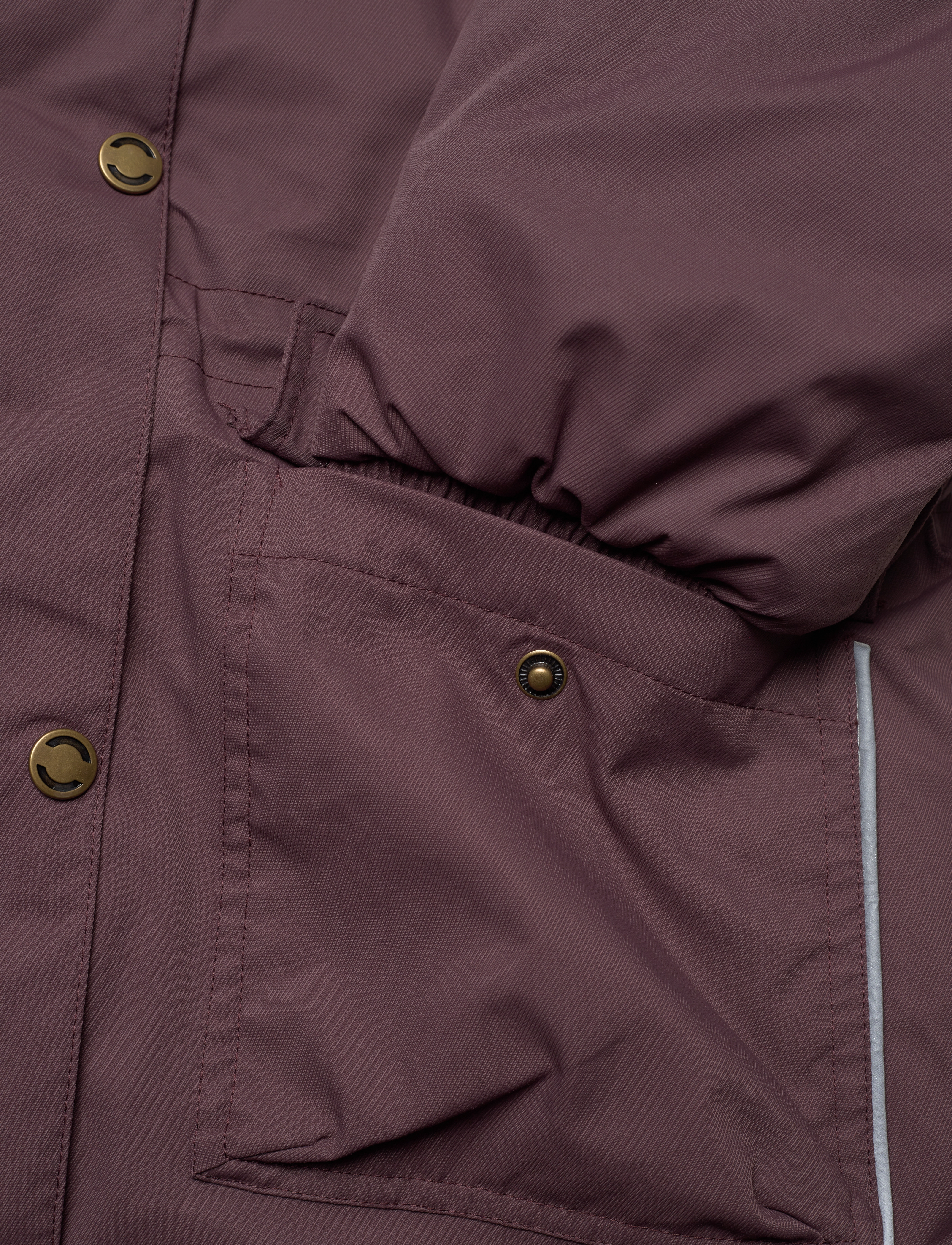 mikk-line - Twill Nylon Girl Parca - børn - huckleberry - 3