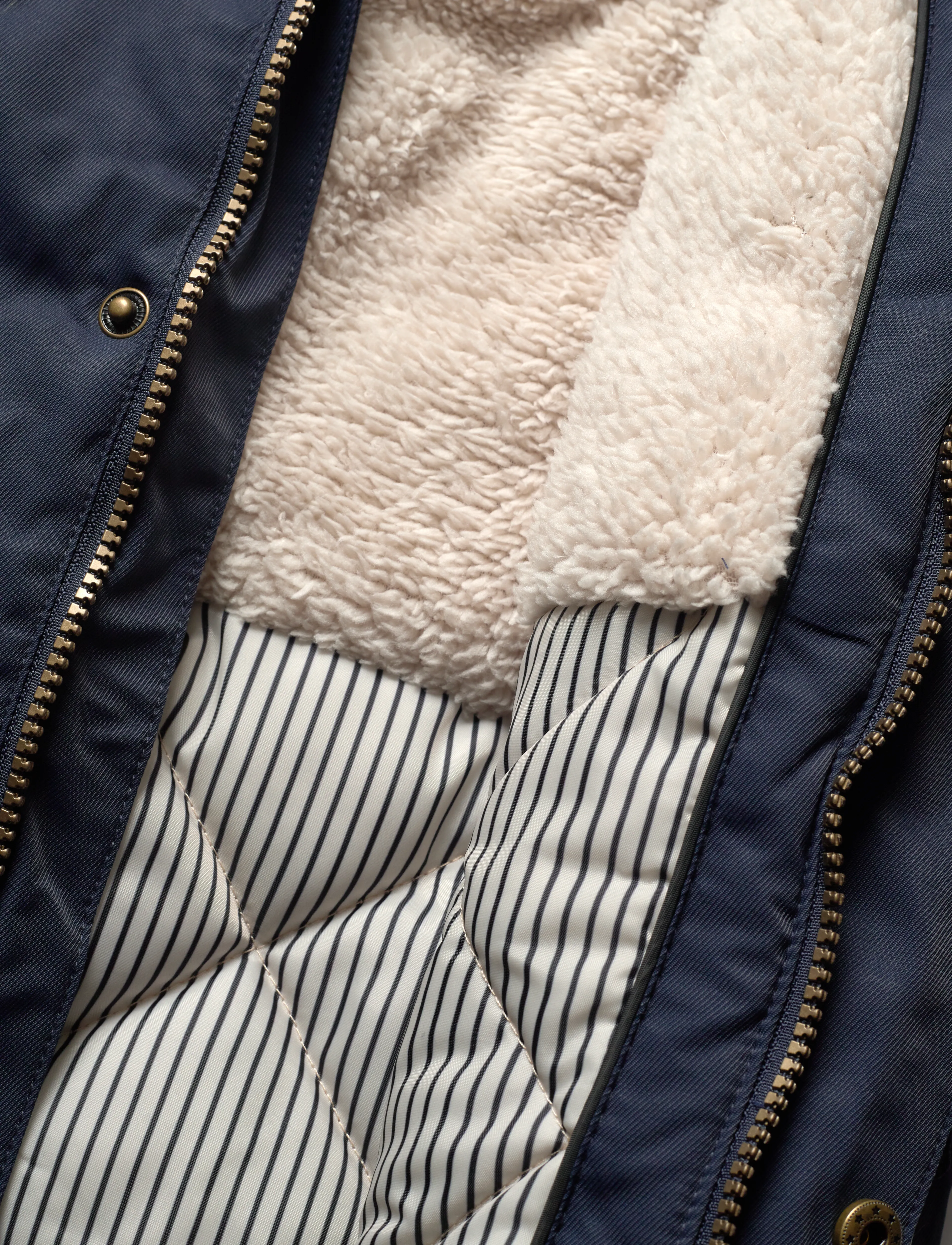 mikk-line - Twill Nylon Boy Parca - jacken & mäntel - blue nights - 5