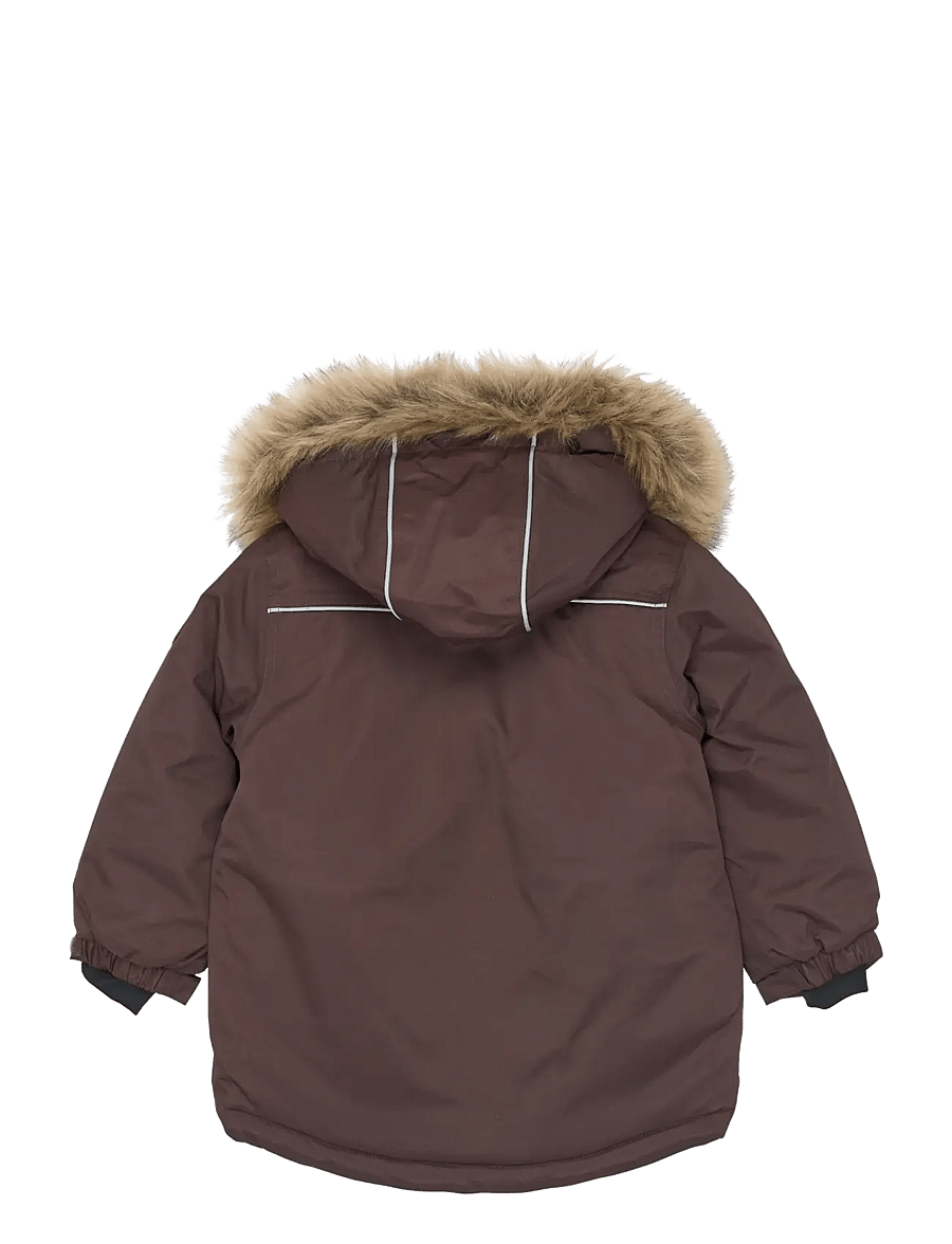 mikk-line - Twill Nylon Boy Parca - parkad - coffee bean - 1