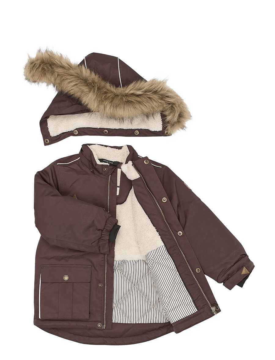 mikk-line - Twill Nylon Boy Parca - parkad - coffee bean - 2