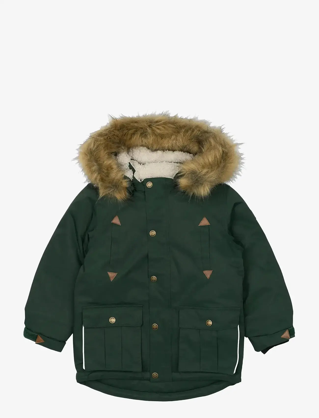 mikk-line - Twill Nylon Boy Parca - Üleriided - darkest sprouse - 0