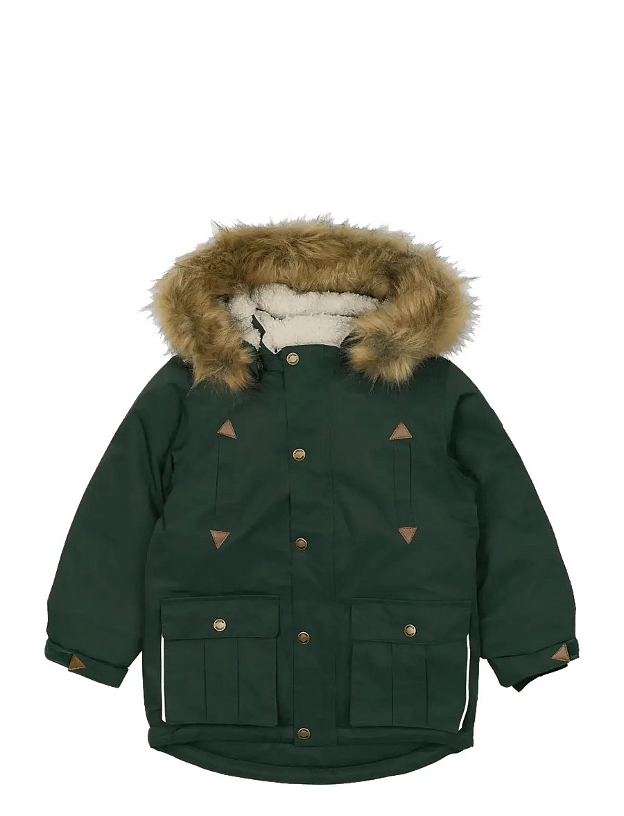 mikk-line - Twill Nylon Boy Parca - parkas - darkest sprouse - 0