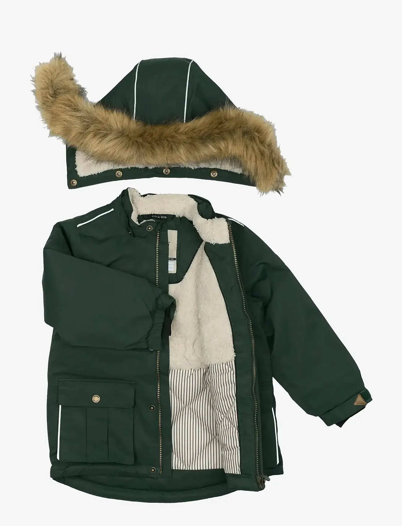 mikk-line - Twill Nylon Boy Parca - Üleriided - darkest sprouse - 2