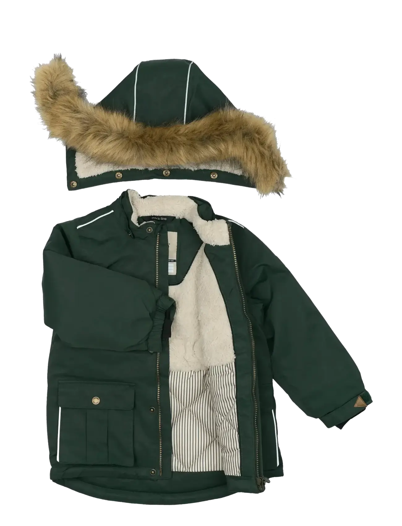 mikk-line - Twill Nylon Boy Parca - outerwear - darkest sprouse - 2