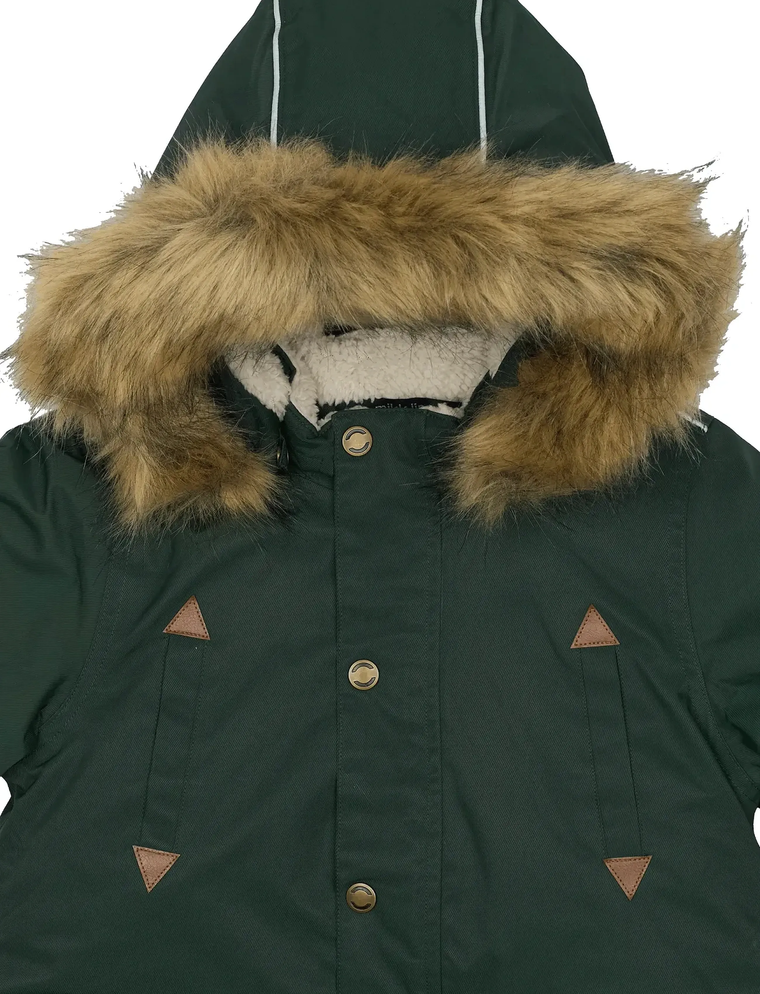 mikk-line - Twill Nylon Boy Parca - outerwear - darkest sprouse - 3