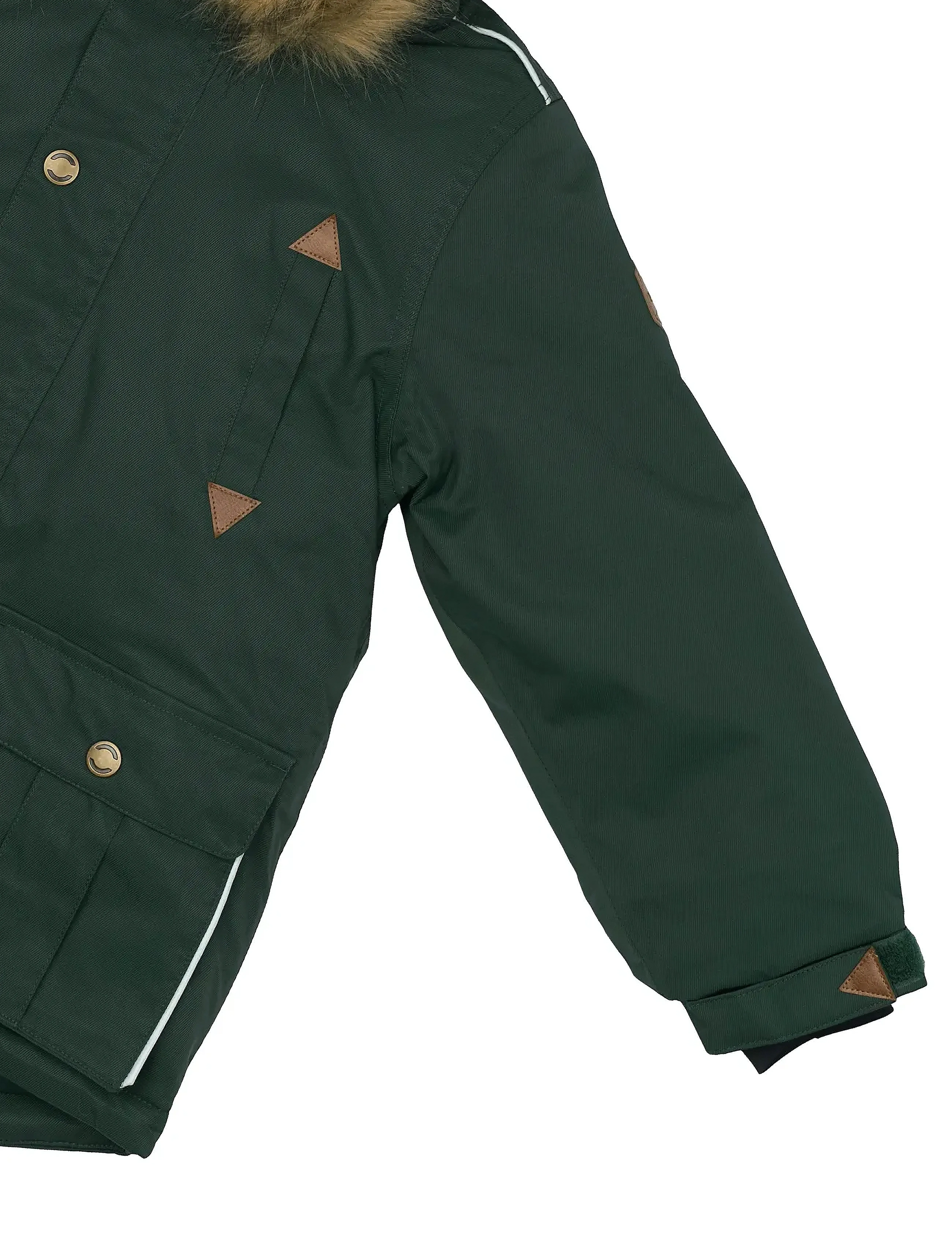 mikk-line - Twill Nylon Boy Parca - outerwear - darkest sprouse - 4