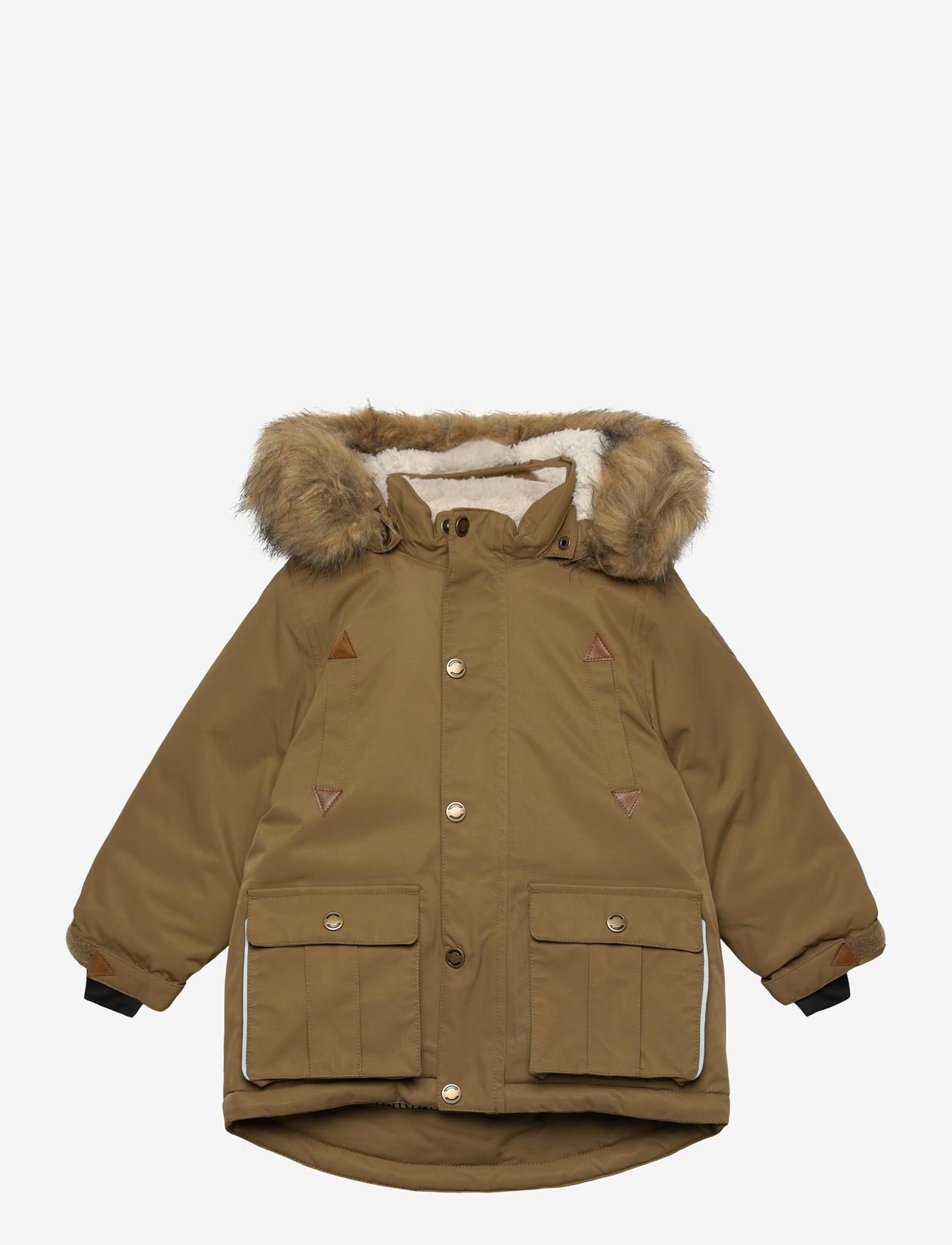 mikk-line - Twill Nylon Boy Parca - overtøj - kangaroo - 0