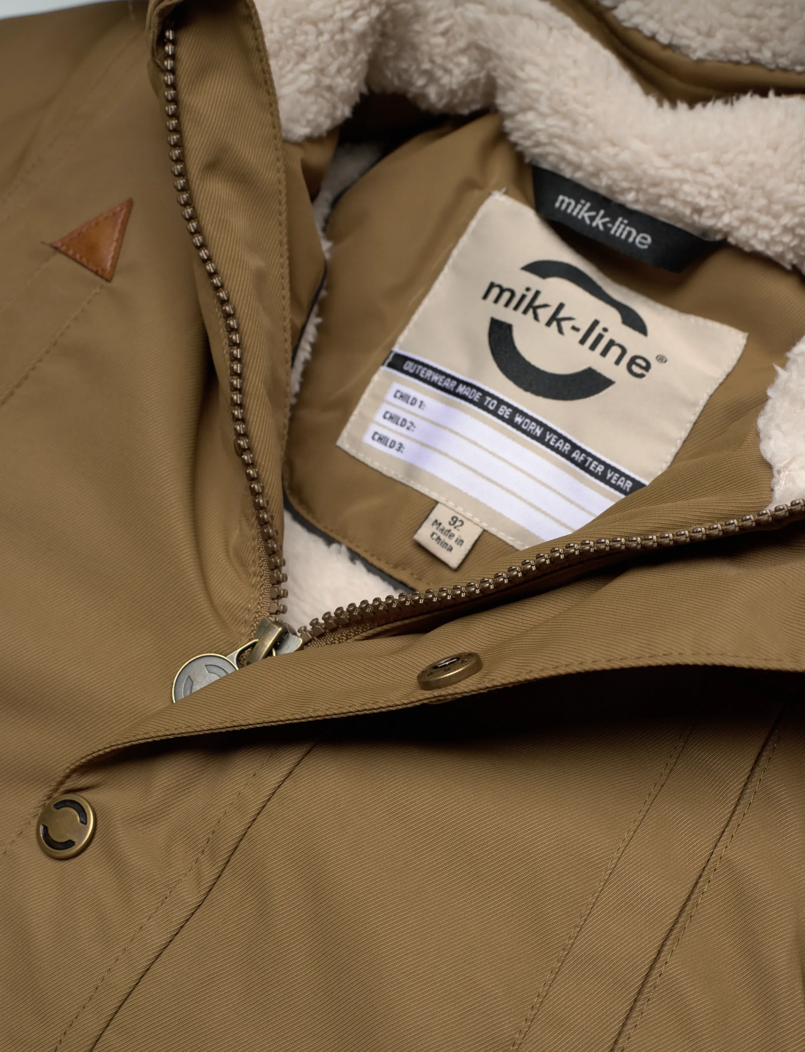 mikk-line - Twill Nylon Boy Parca - Üleriided - kangaroo - 2