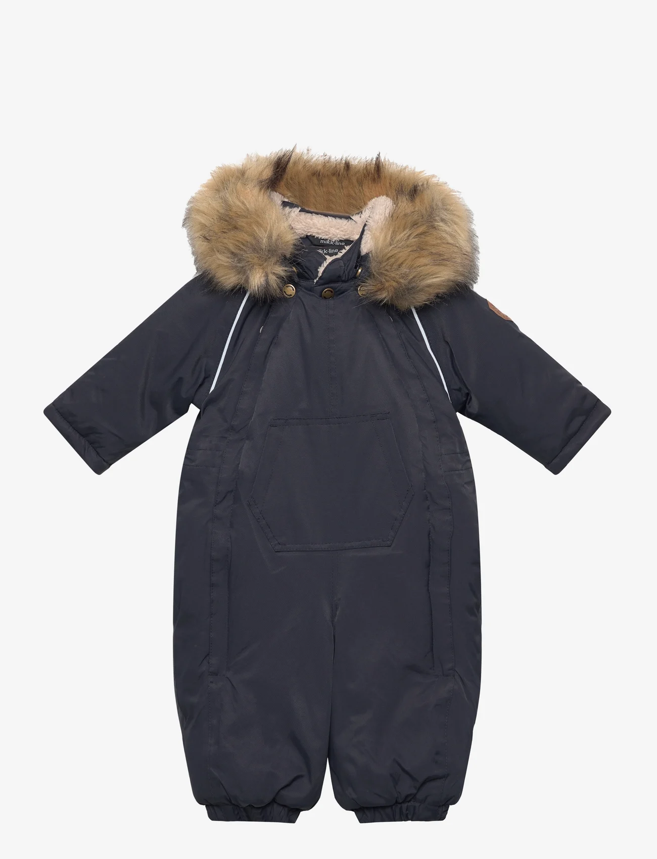 mikk-line - Twill Nylon Baby suit - snowsuit - dark navy - 0