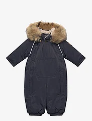 mikk-line - Twill Nylon Baby suit - talvihaalari - dark navy - 0