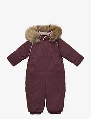 mikk-line - Twill Nylon Baby suit - Žieminiai kombinezonai - decadent chocolate - 0
