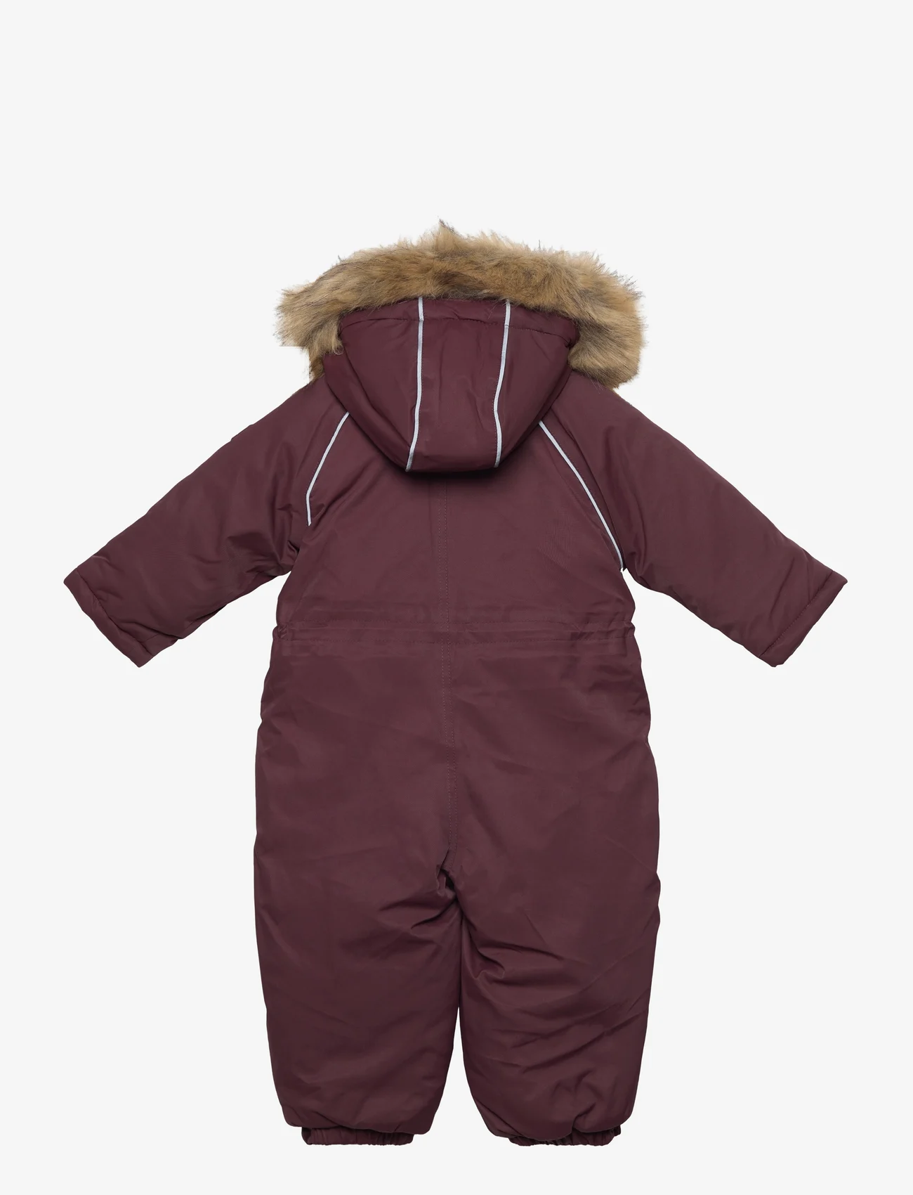 mikk-line - Twill Nylon Baby suit - vinteroveraller - decadent chocolate - 1