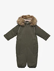 mikk-line - Twill Nylon Baby suit - vinterdress - forest night - 0