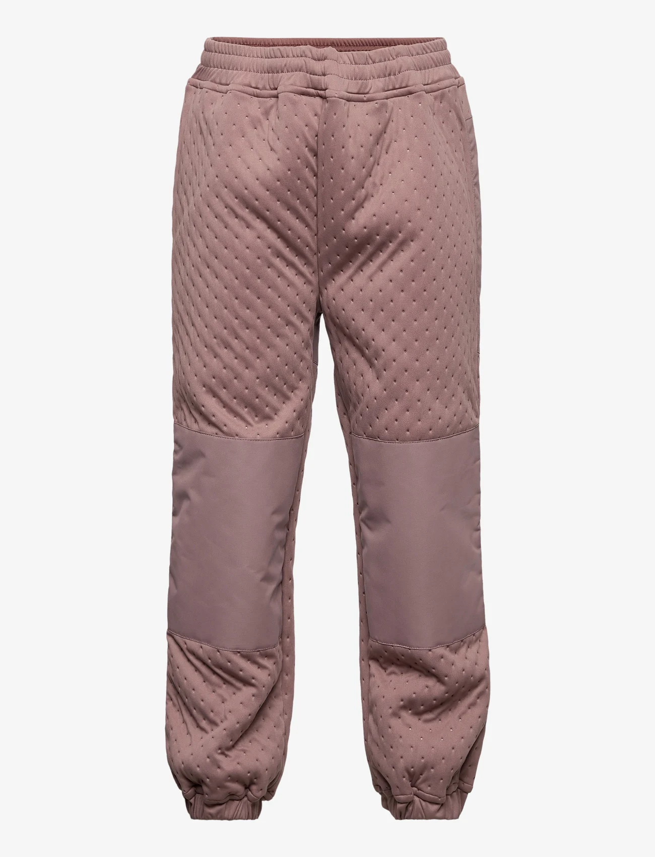mikk-line - Soft Thermo Recycled Uni Pants - kevyttoppahousut - twilight mauve - 0