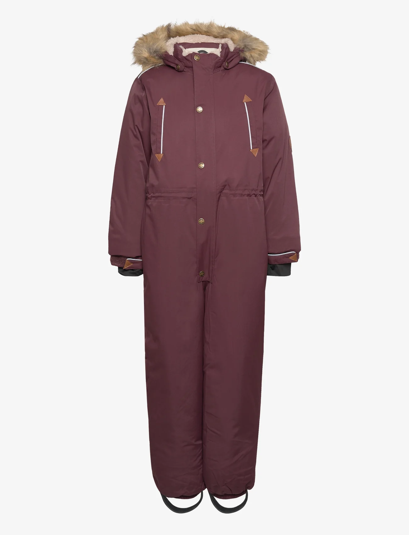 mikk-line - Twill Nylon Junior Suit - vinteroveraller - decadent chocolate - 0
