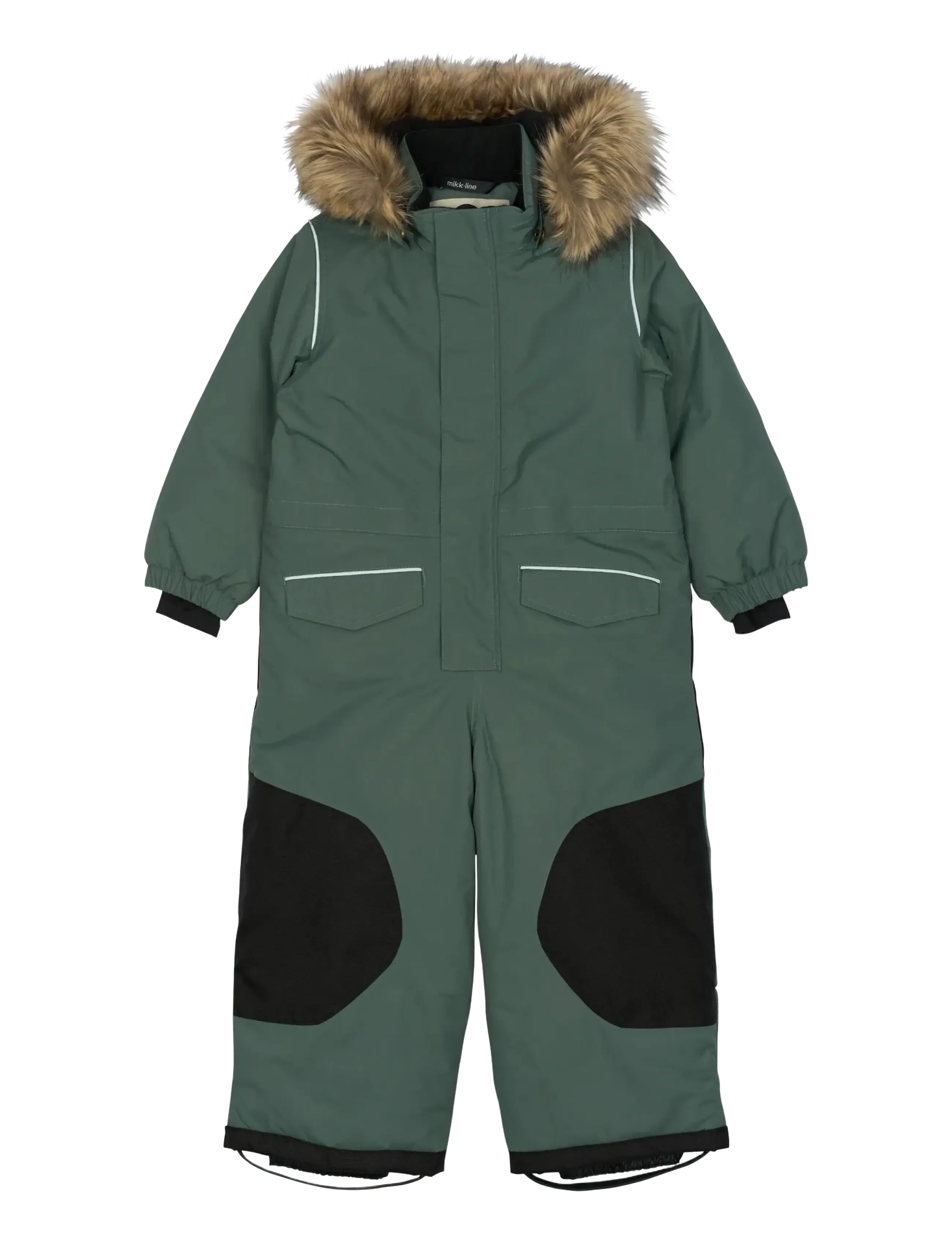 mikk-line Snow Suit Reinforcement - Overalls - BALSAM GREEN / khaki/green