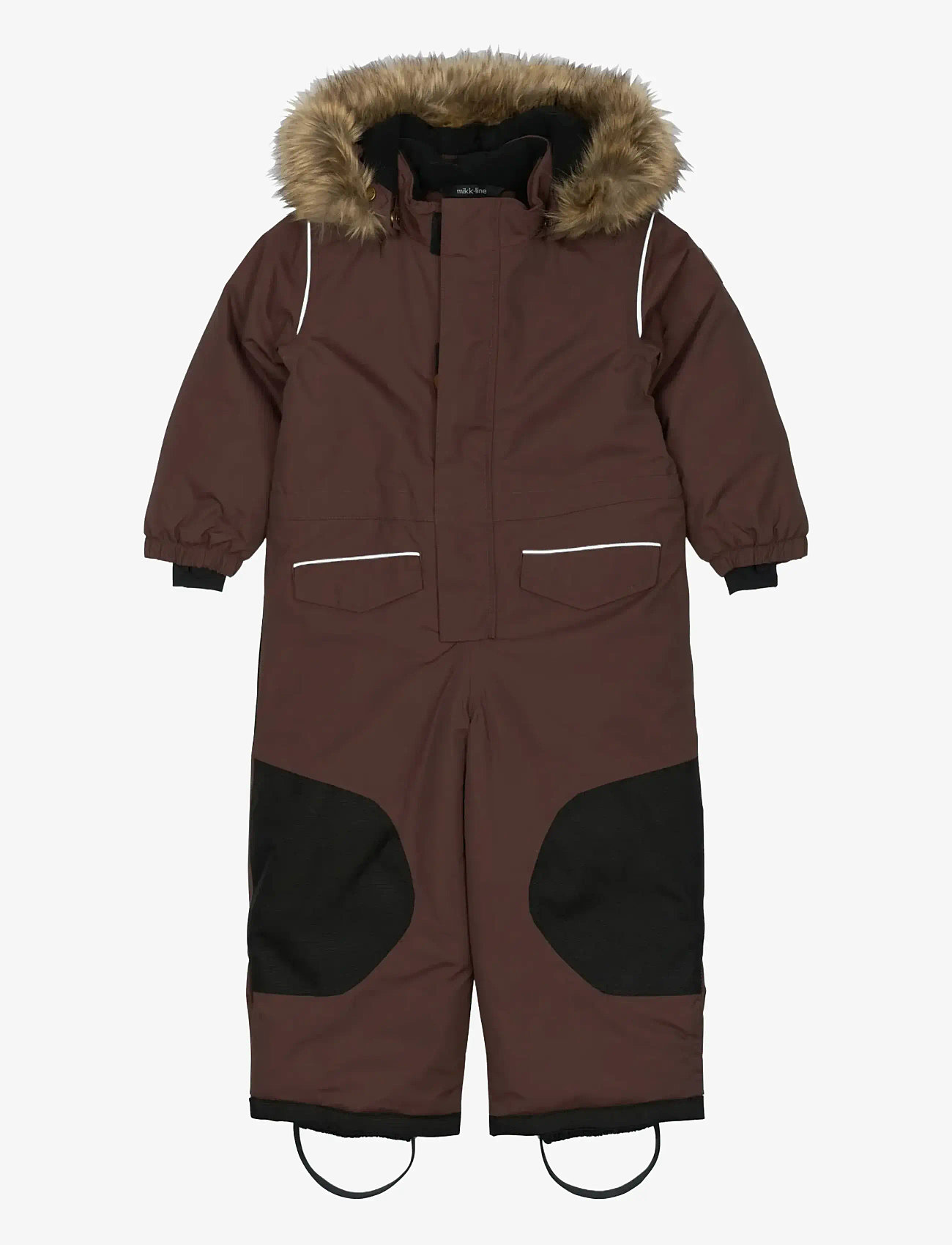 mikk-line - Snow Suit Reinforcement - overtøj - french roast - 0
