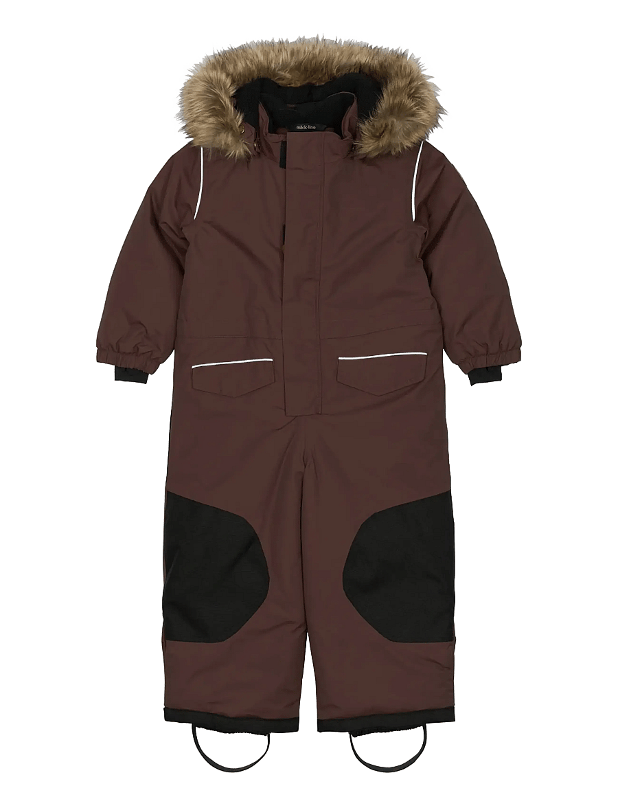 mikk-line - Snow Suit Reinforcement - ziemas kombinezoni - french roast - 0