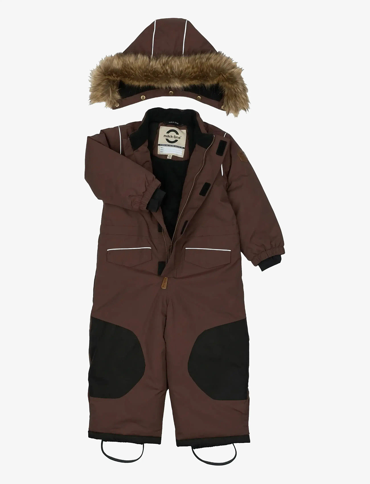mikk-line - Snow Suit Reinforcement - overtøj - french roast - 2