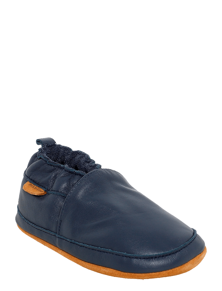 mikk-line - Leather Slipper - Solid - hausschuhe - blue nights - 0