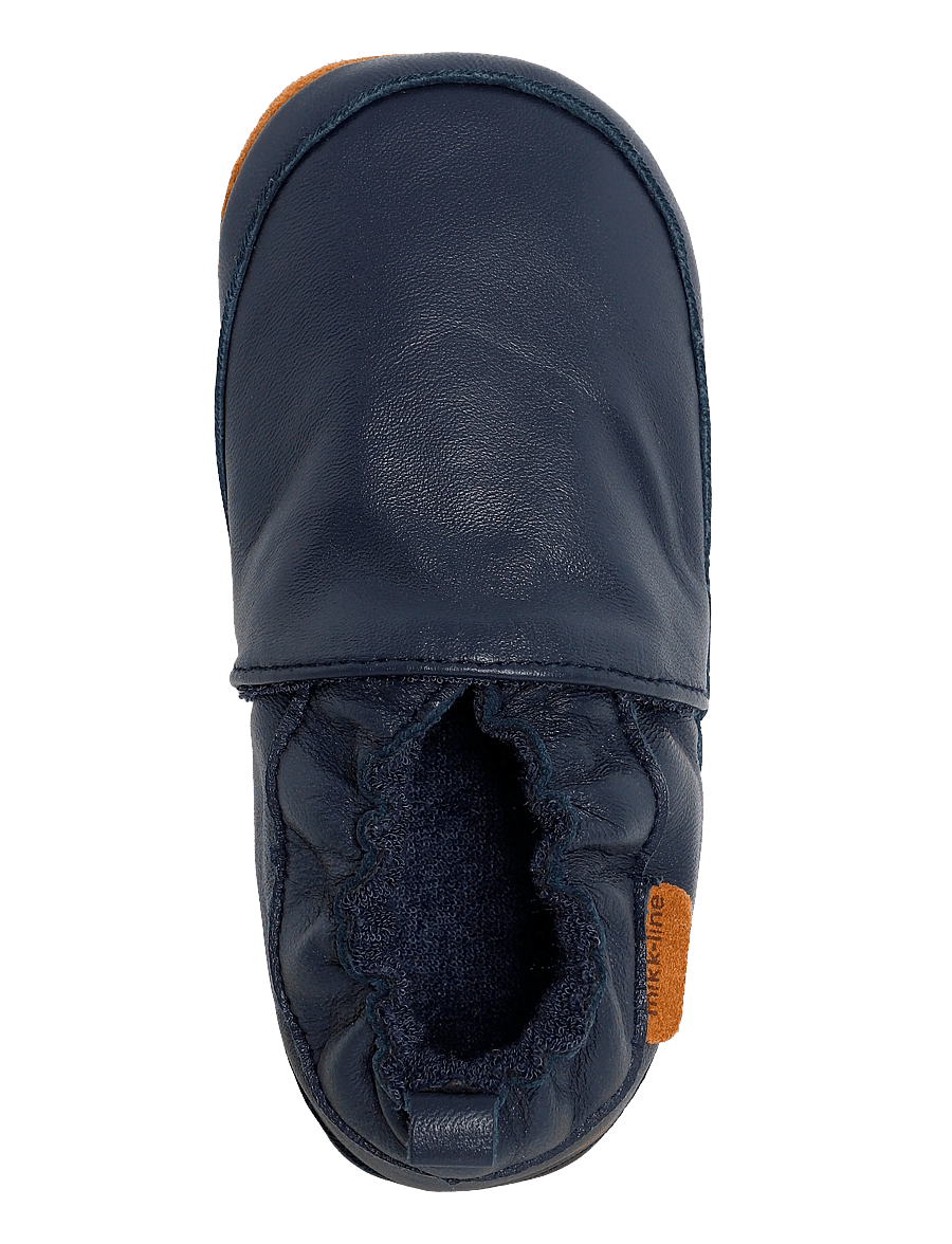 mikk-line - Leather Slipper - Solid - hausschuhe - blue nights - 3