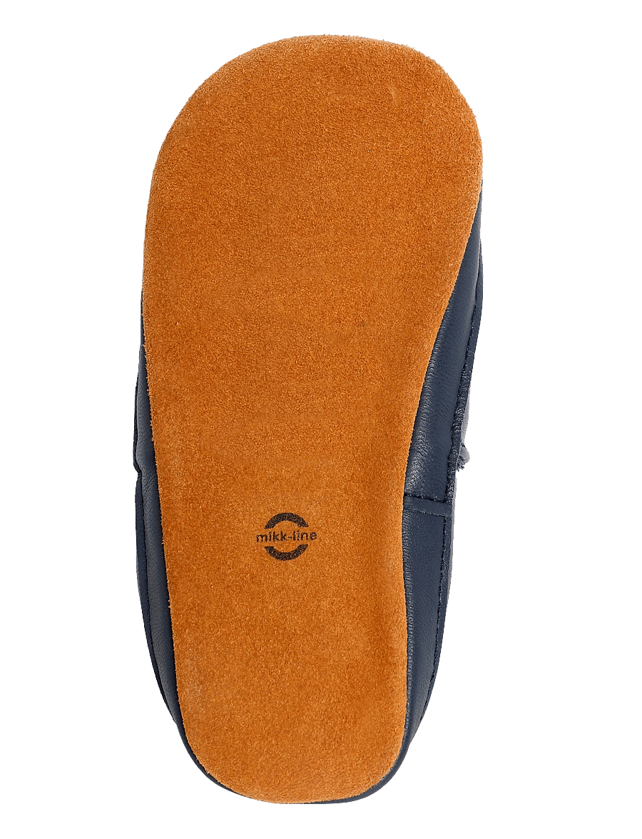 mikk-line - Leather Slipper - Solid - hausschuhe - blue nights - 4