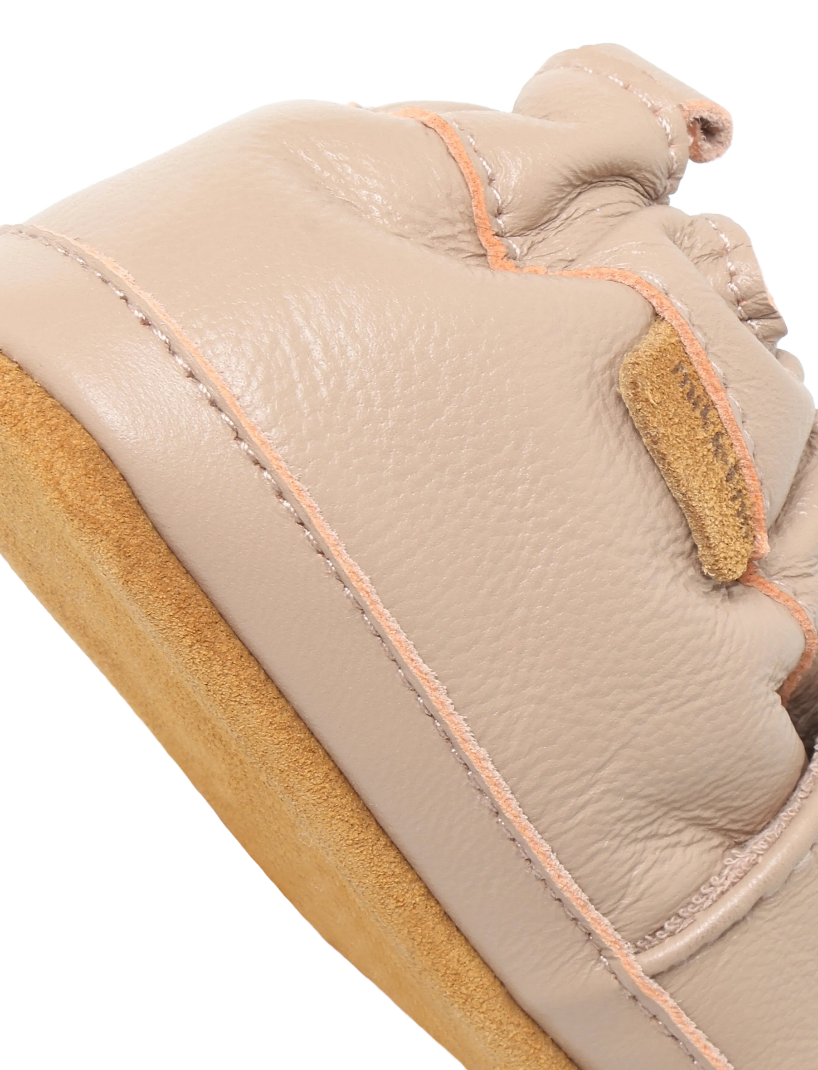 mikk-line - Leather Slipper - Solid - hausschuhe - burlwood - 5