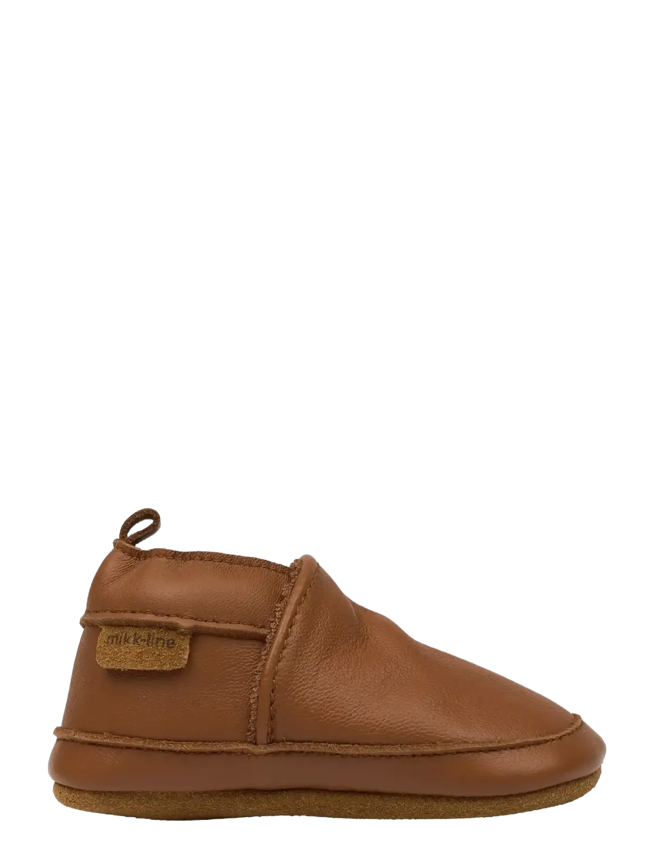 mikk-line - Leather Slipper - Solid - cognac - 1