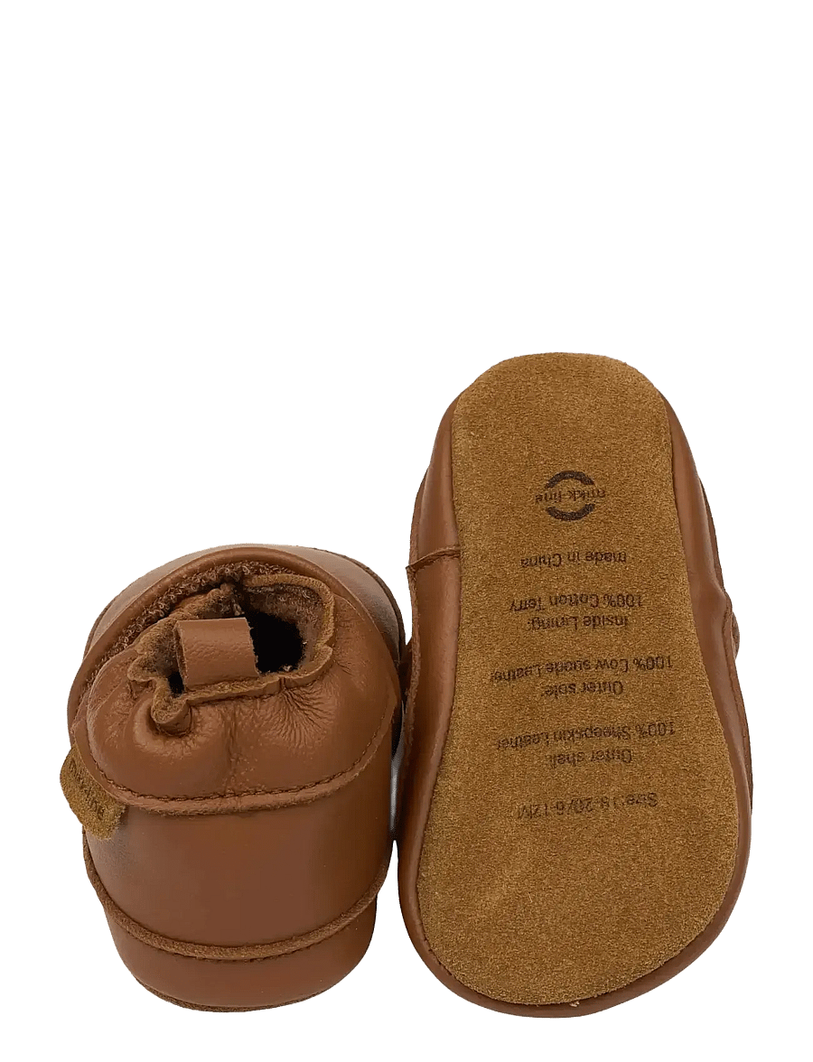 mikk-line - Leather Slipper - Solid - cognac - 2