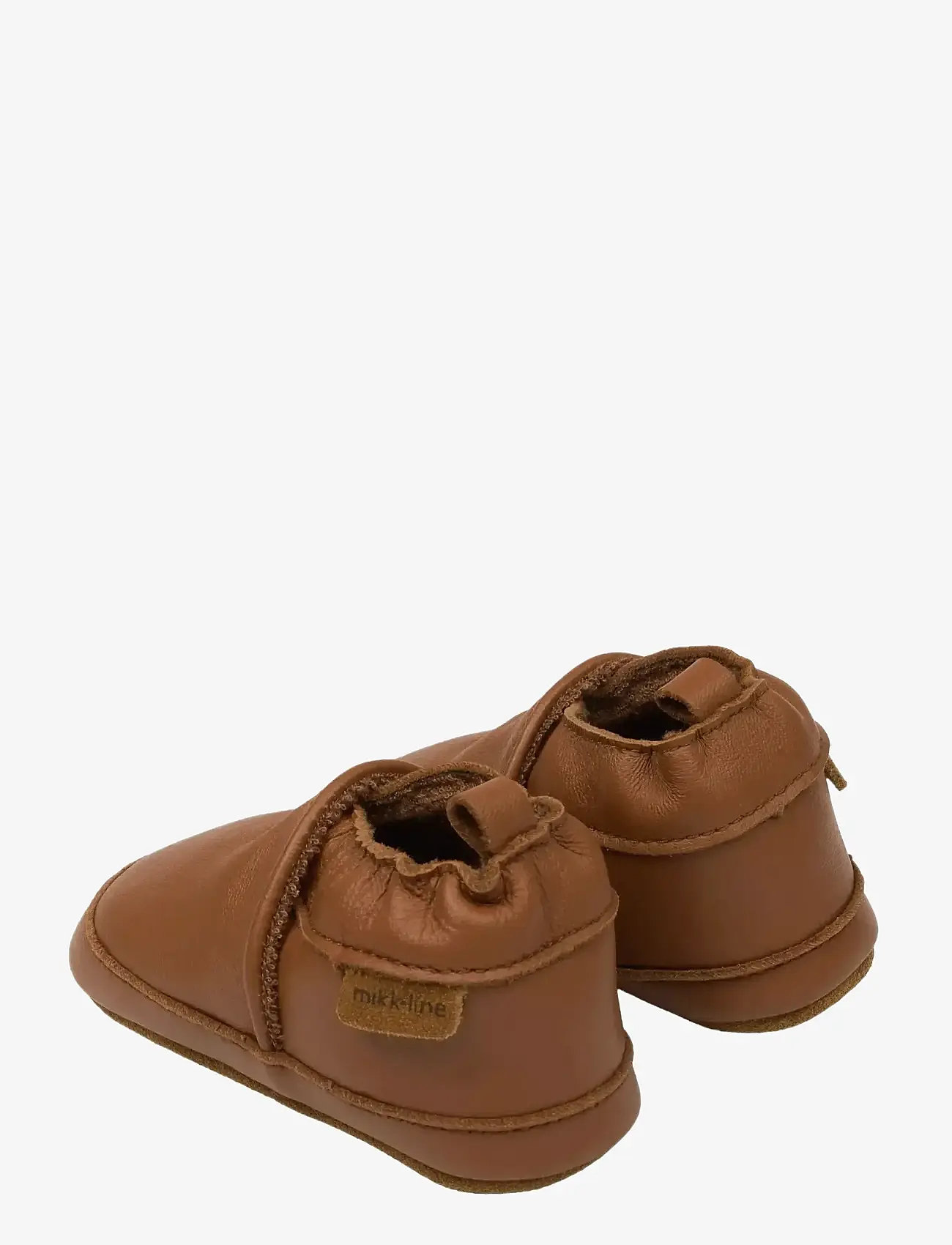 mikk-line - Leather Slipper - Solid - cognac - 3