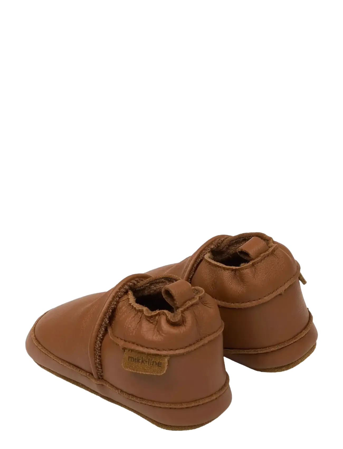 mikk-line - Leather Slipper - Solid - cognac - 3