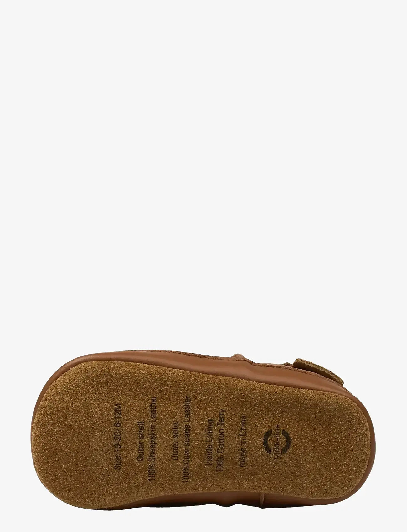 mikk-line - Leather Slipper - Solid - cognac - 4