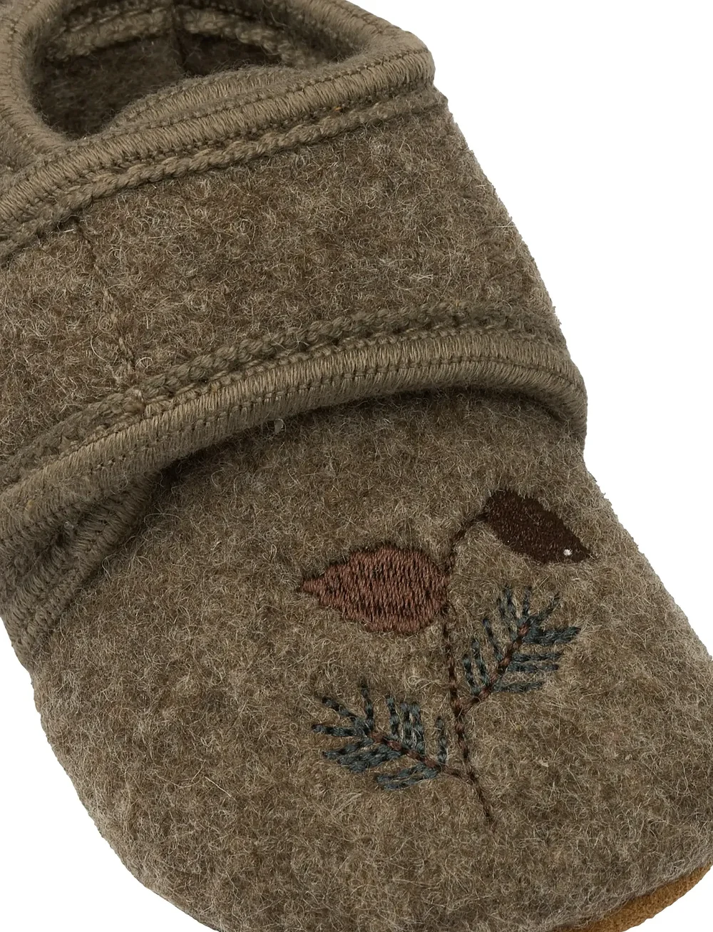 mikk-line - Prewalker Wool Embroidery - lära-gå-skor - melange denver - 3