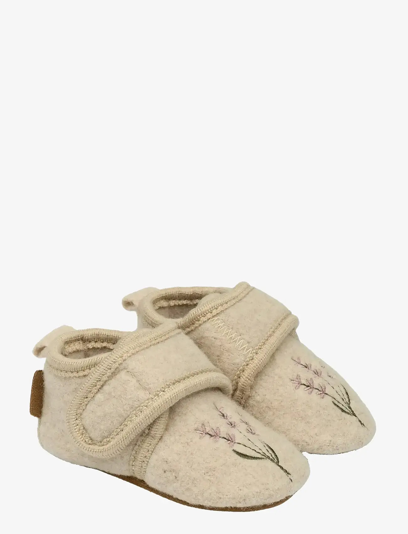 mikk-line - Prewalker Wool Embroidery - lær-å-gå-sko - off white - 0