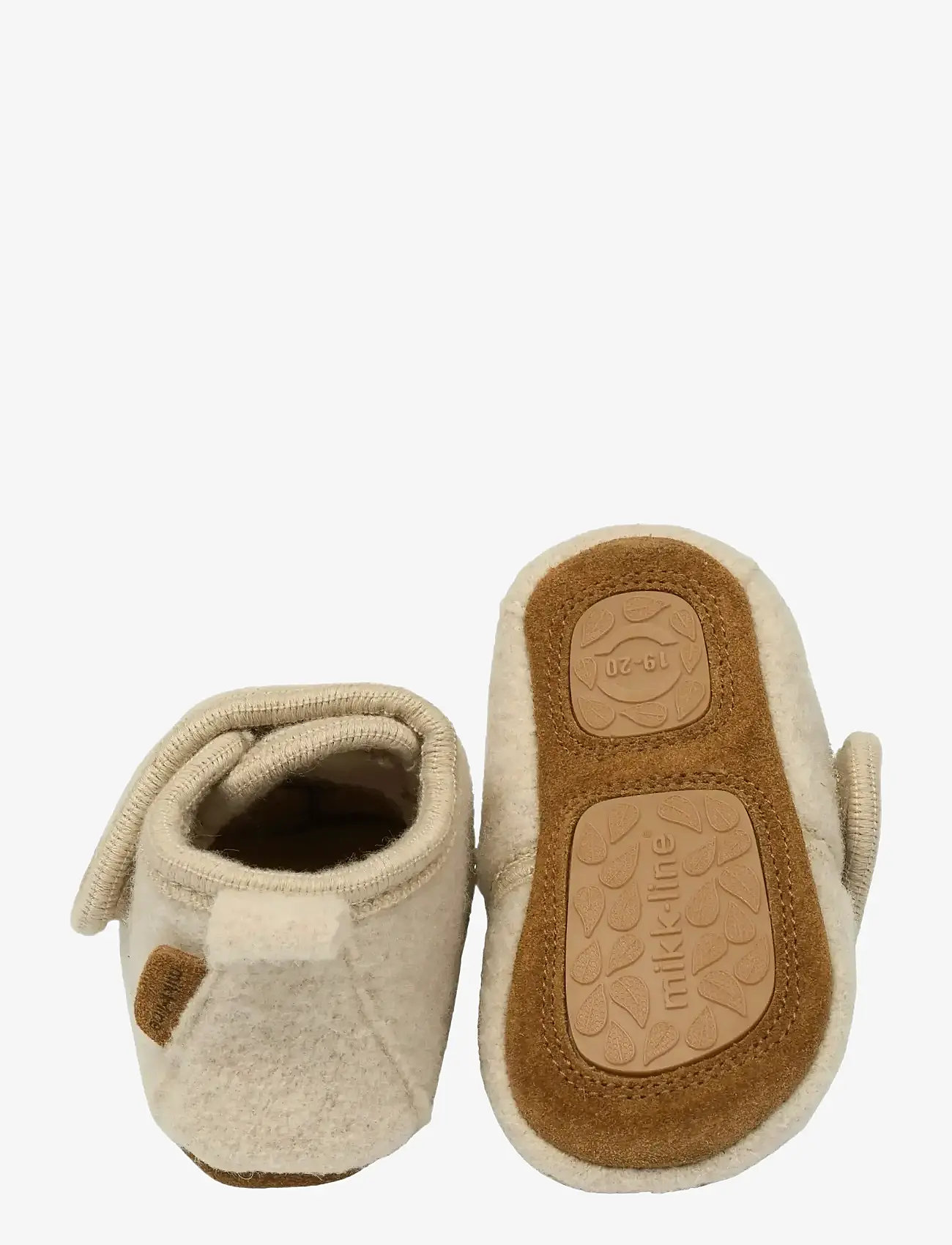 mikk-line - Prewalker Wool Embroidery - lær-å-gå-sko - off white - 2