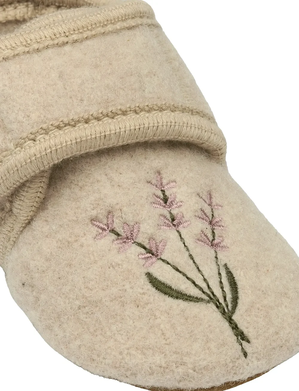 mikk-line - Prewalker Wool Embroidery - lära-gå-skor - off white - 5