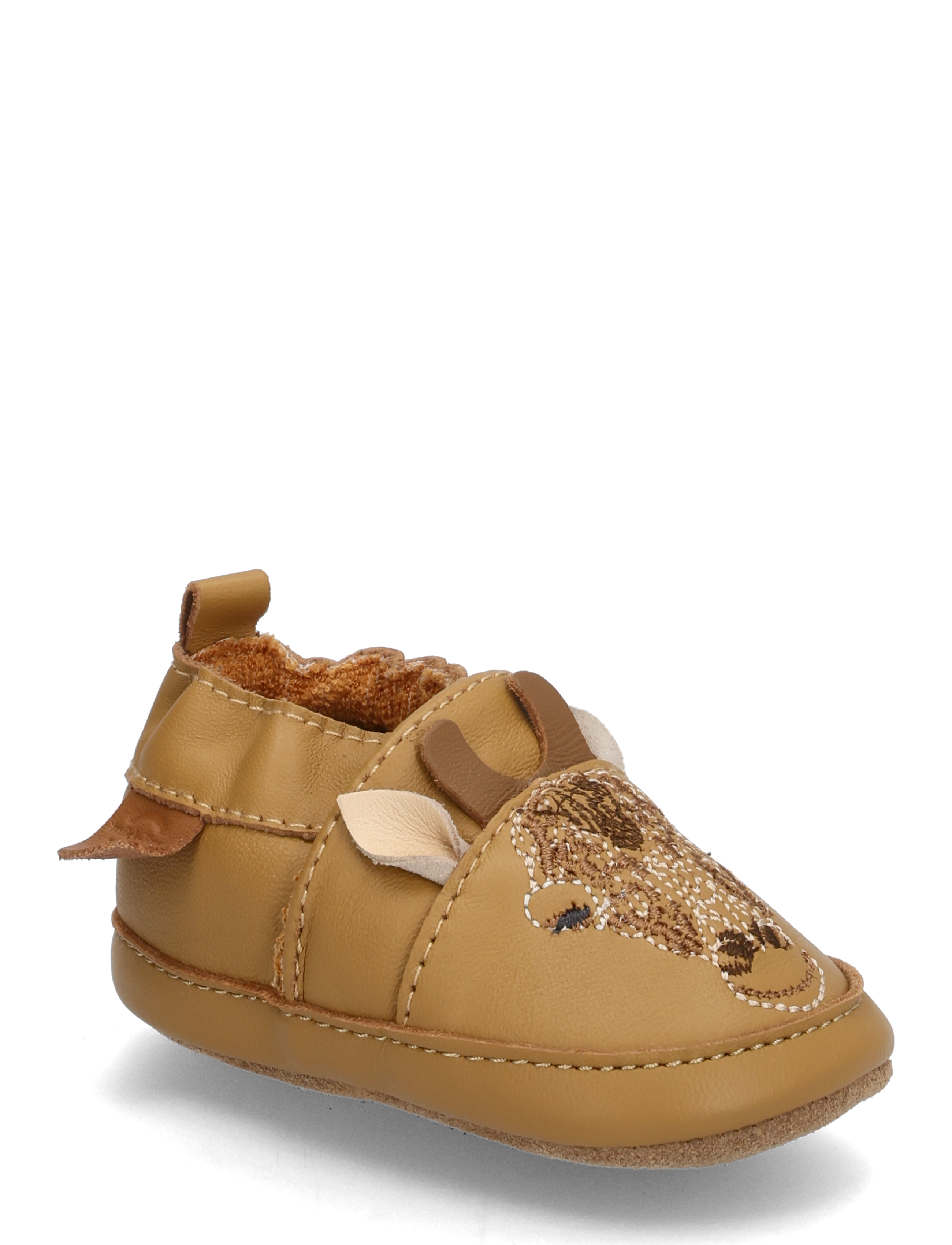 Leather Slipper - 3D - BROWN SUGAR