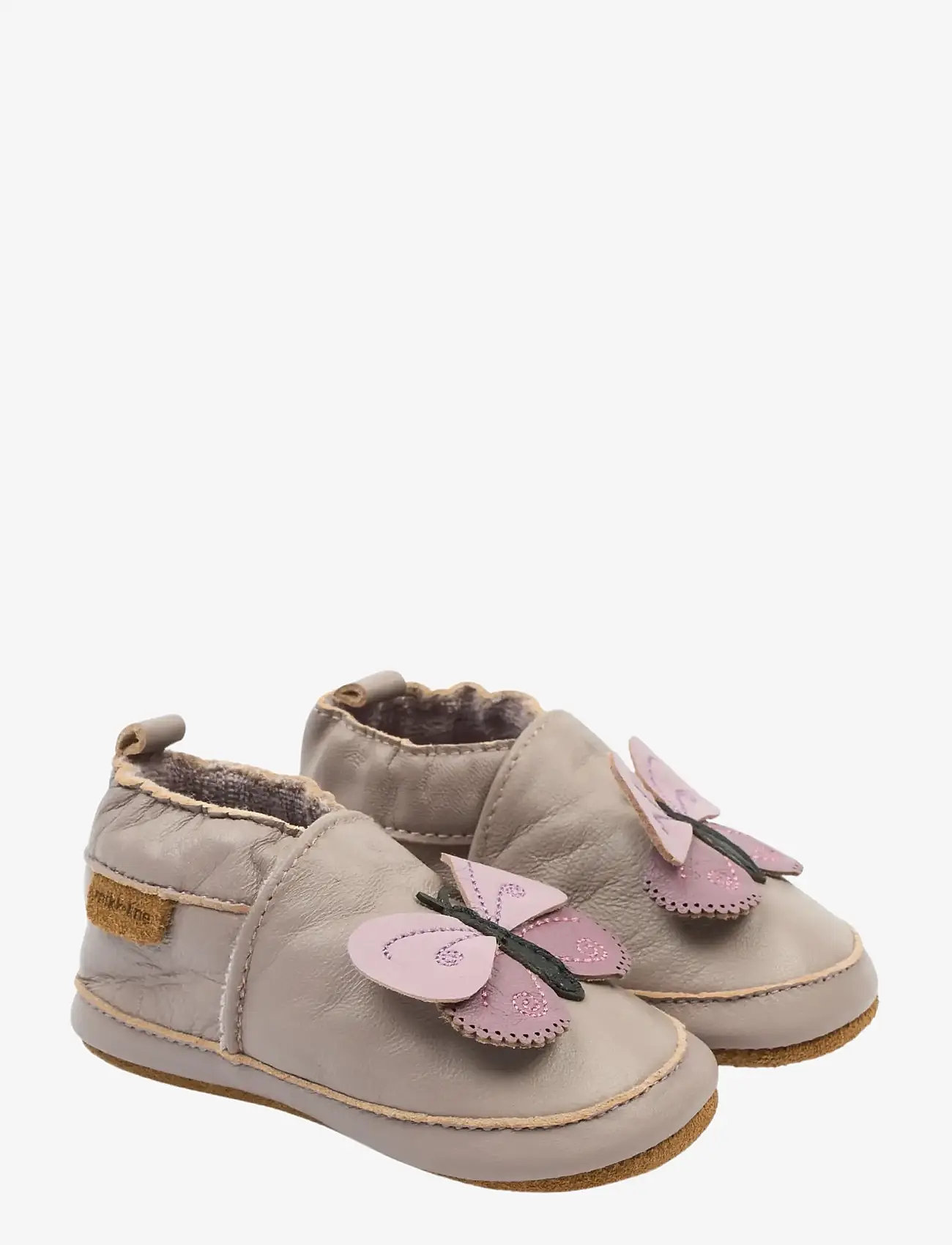 mikk-line - Leather Slipper - 3D - gode sommertilbud - butterfly - 0
