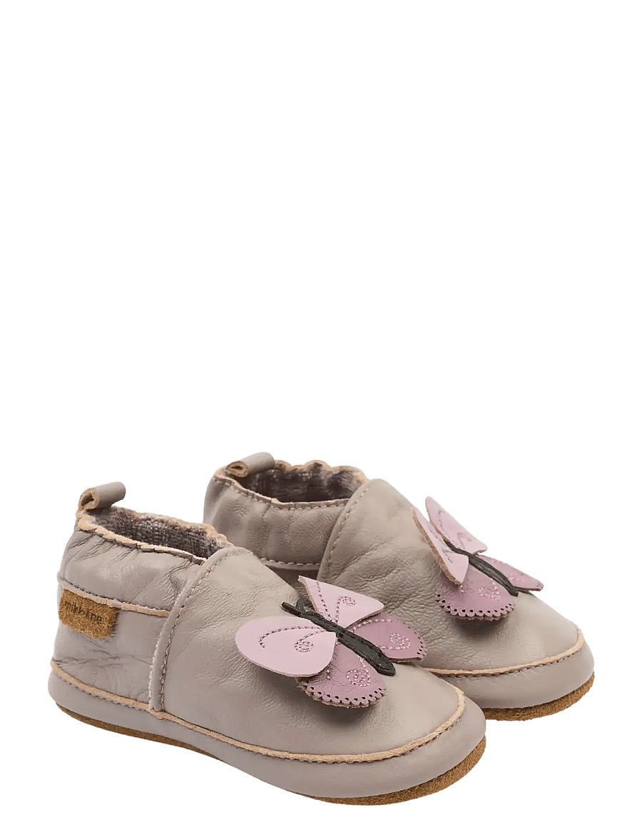 mikk-line - Leather Slipper - 3D - hausschuhe - butterfly - 0