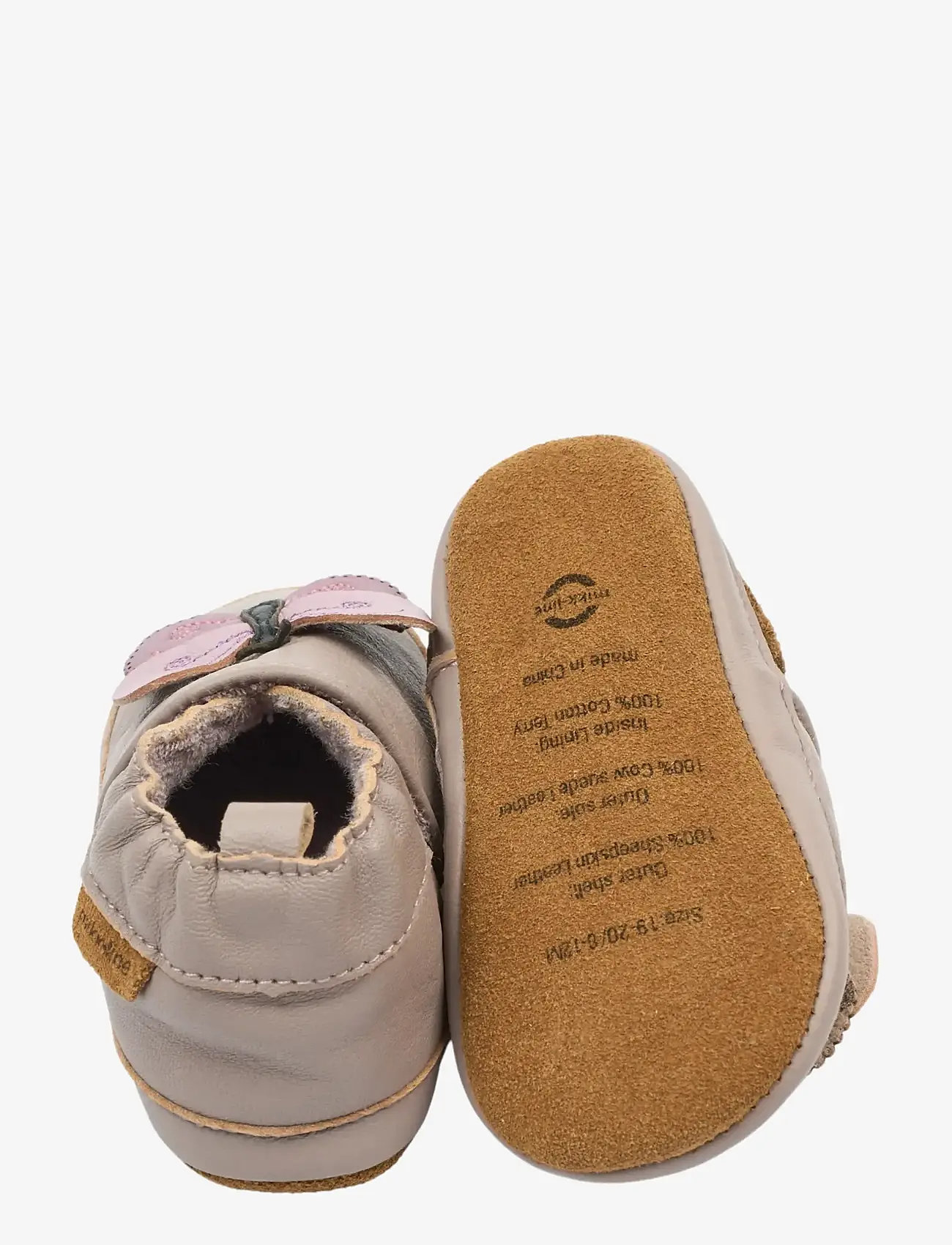 mikk-line - Leather Slipper - 3D - gode sommertilbud - butterfly - 2