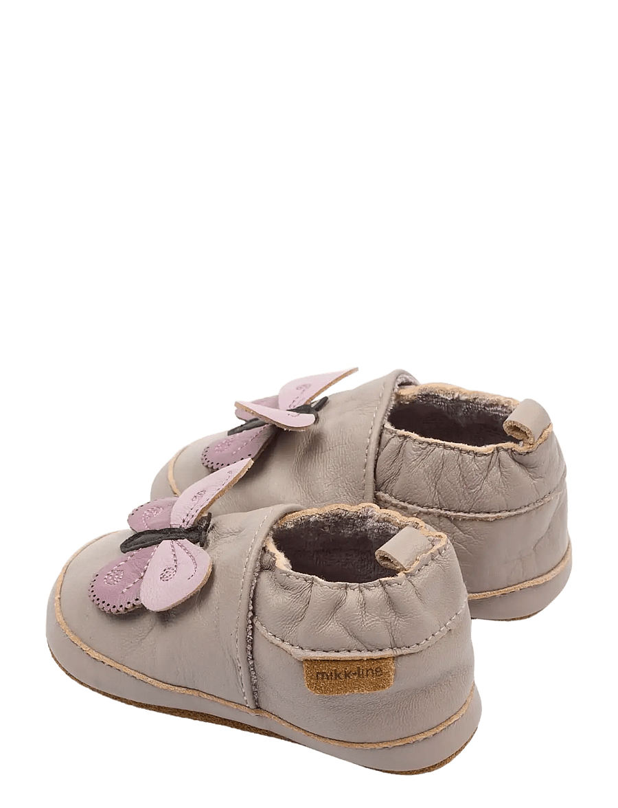 mikk-line - Leather Slipper - 3D - hausschuhe - butterfly - 3