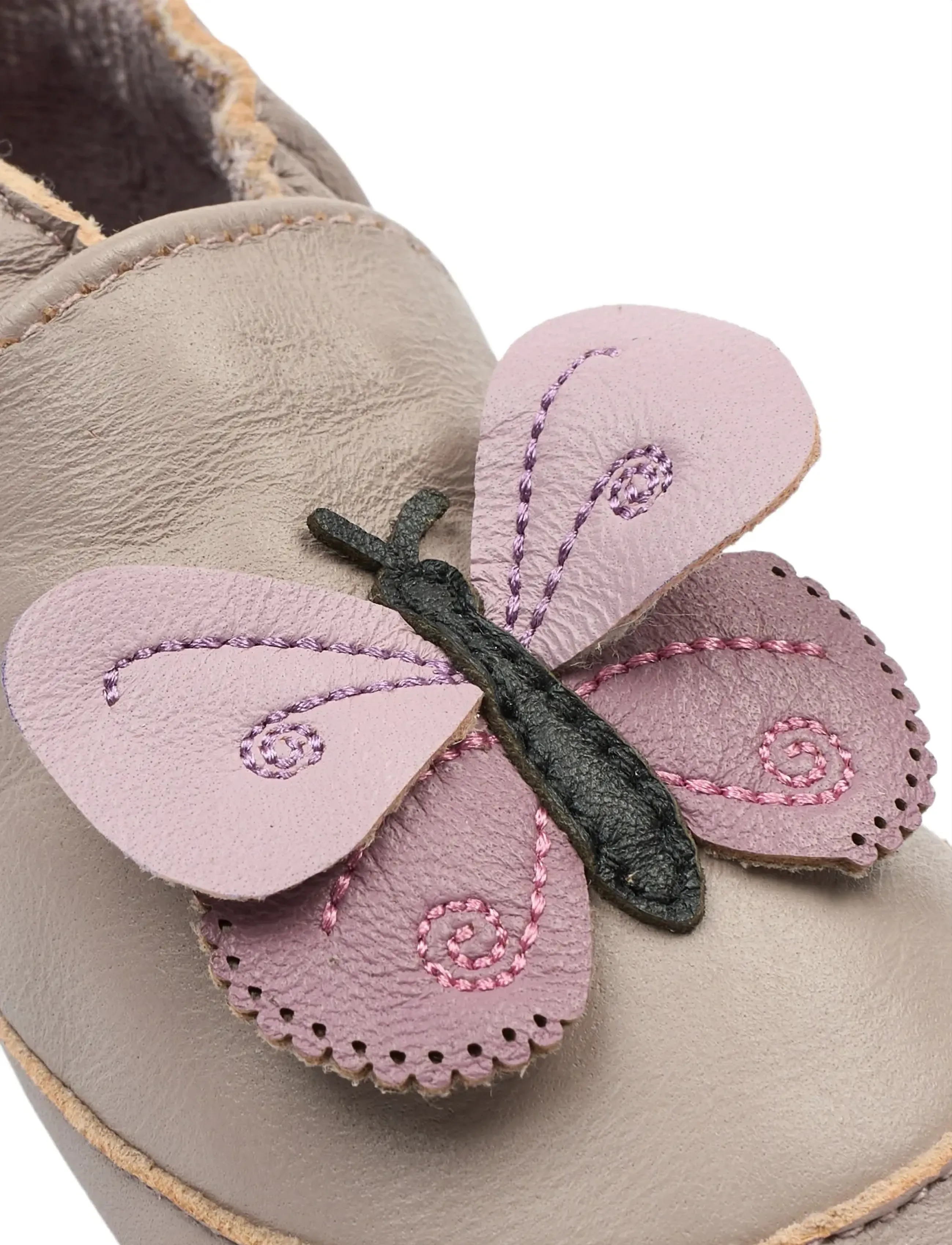 mikk-line - Leather Slipper - 3D - hausschuhe - butterfly - 4