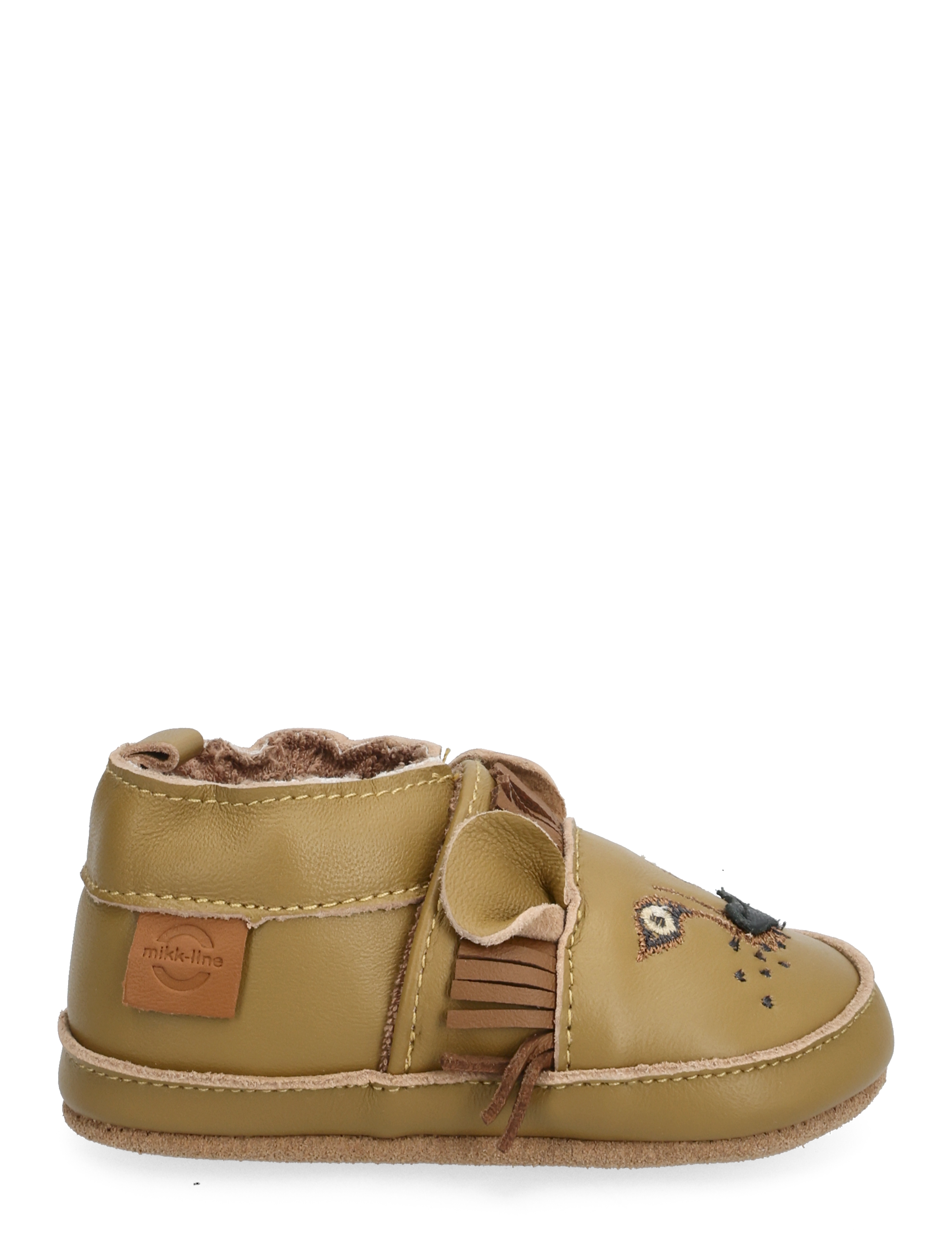 mikk-line - Leather Slipper - 3D - slippers - dijon - 1