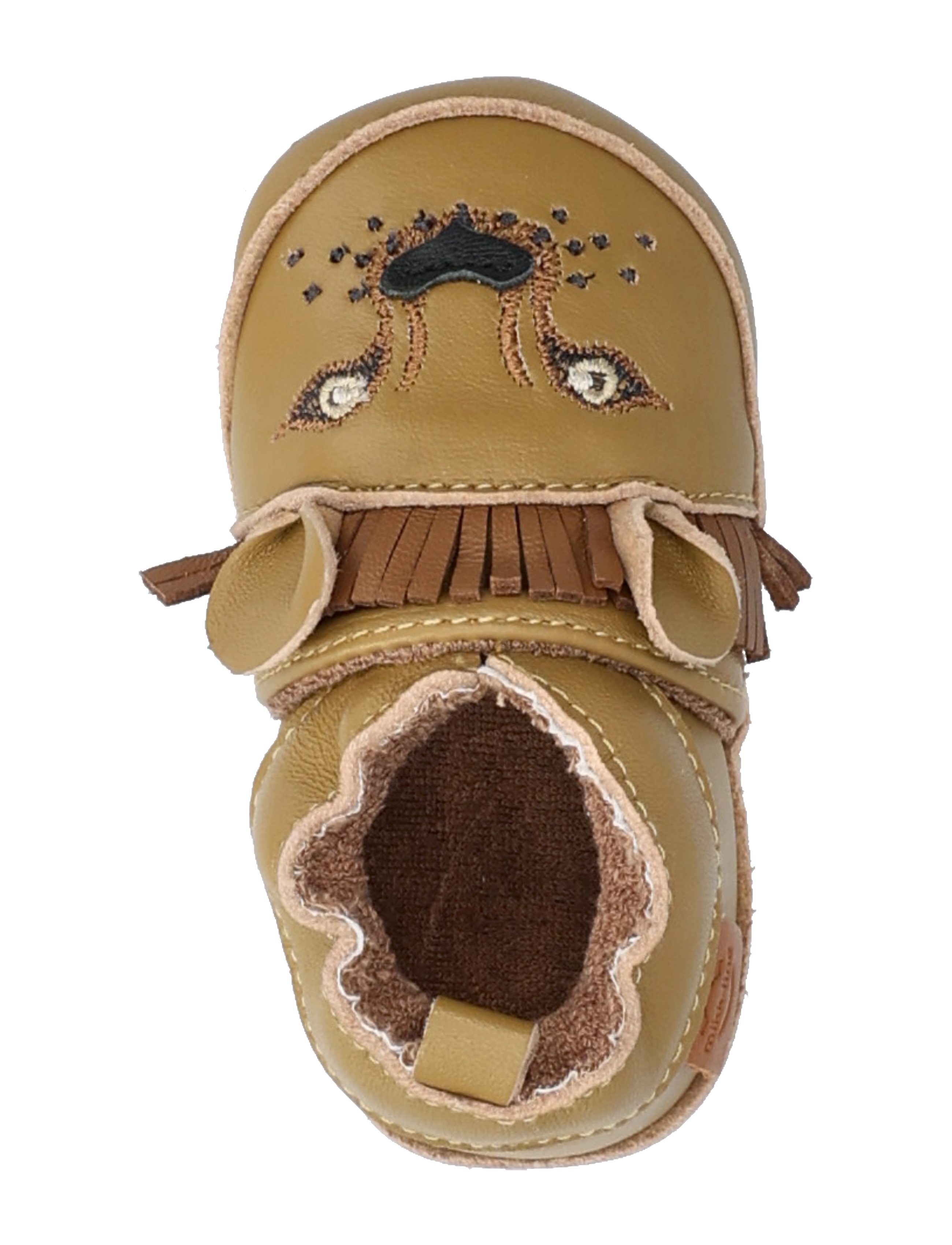 mikk-line - Leather Slipper - 3D - slippers - dijon - 3
