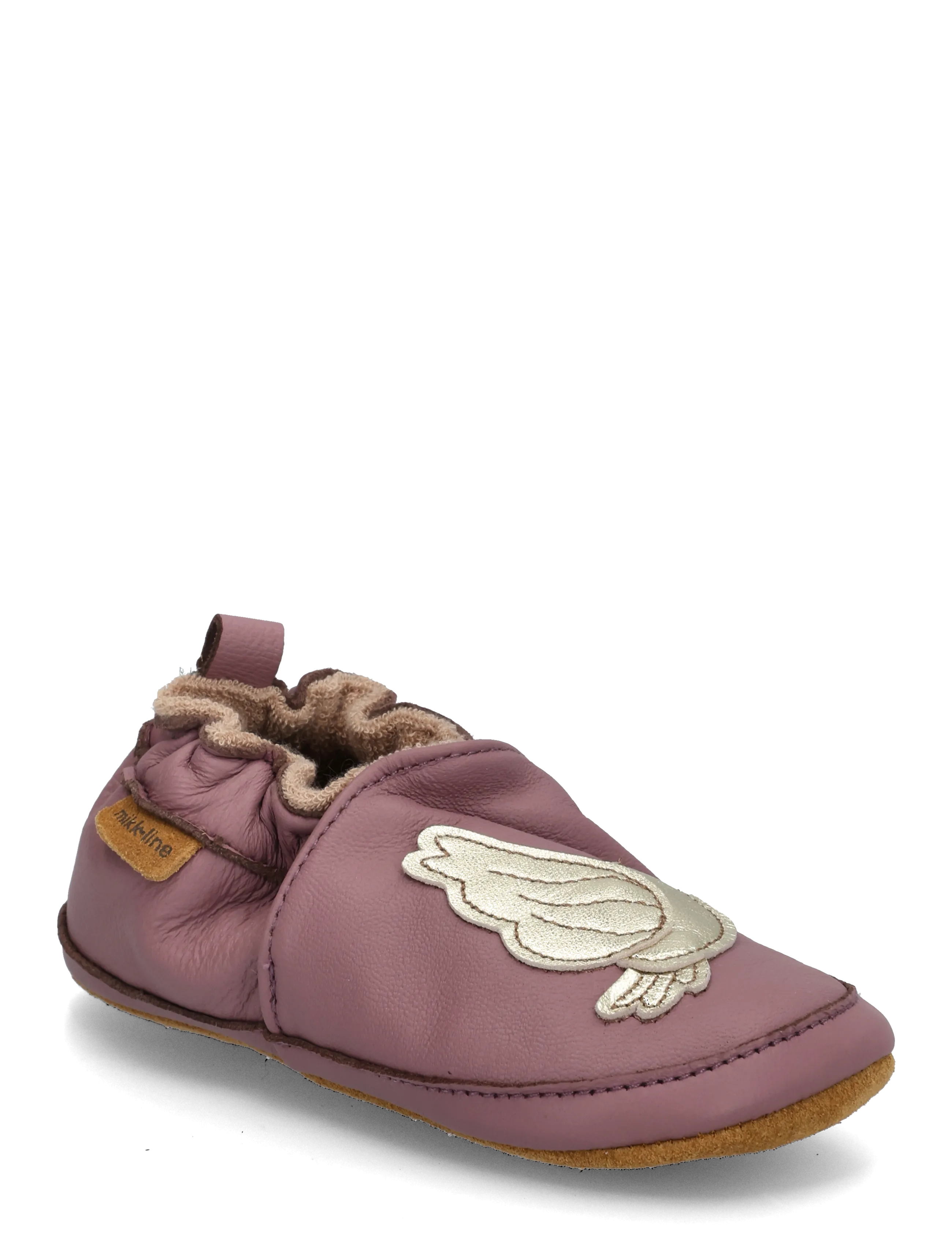 mikk-line Leather Slipper - 3D - Hausschuhe - DOVE / pink/rose