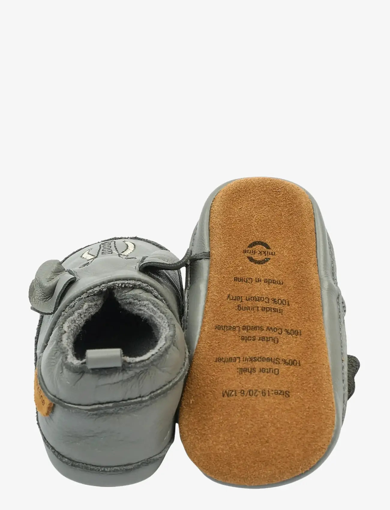 mikk-line - Leather Slipper - 3D - gode sommertilbud - elephant - 2