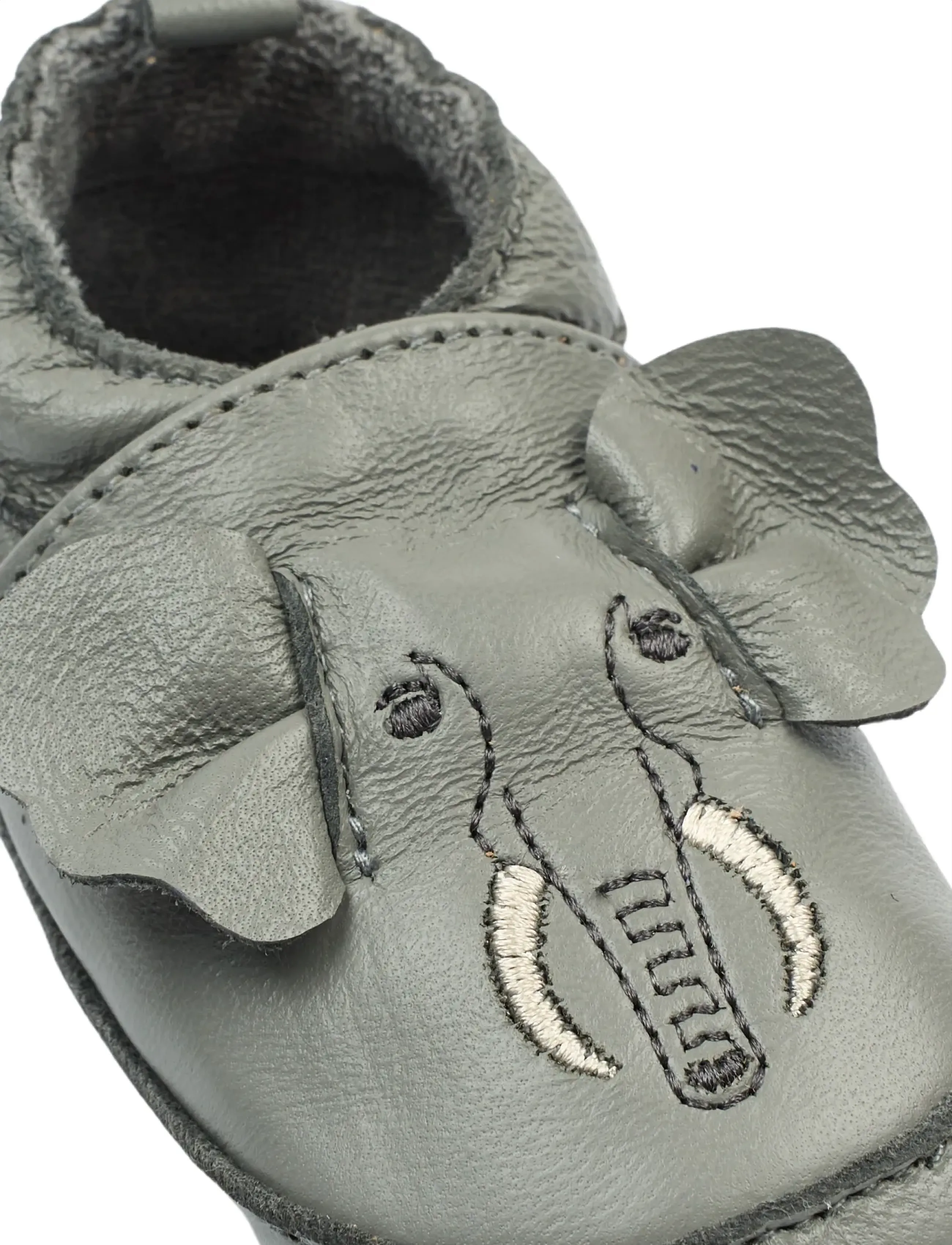 mikk-line - Leather Slipper - 3D - hjemmesko - elephant - 5