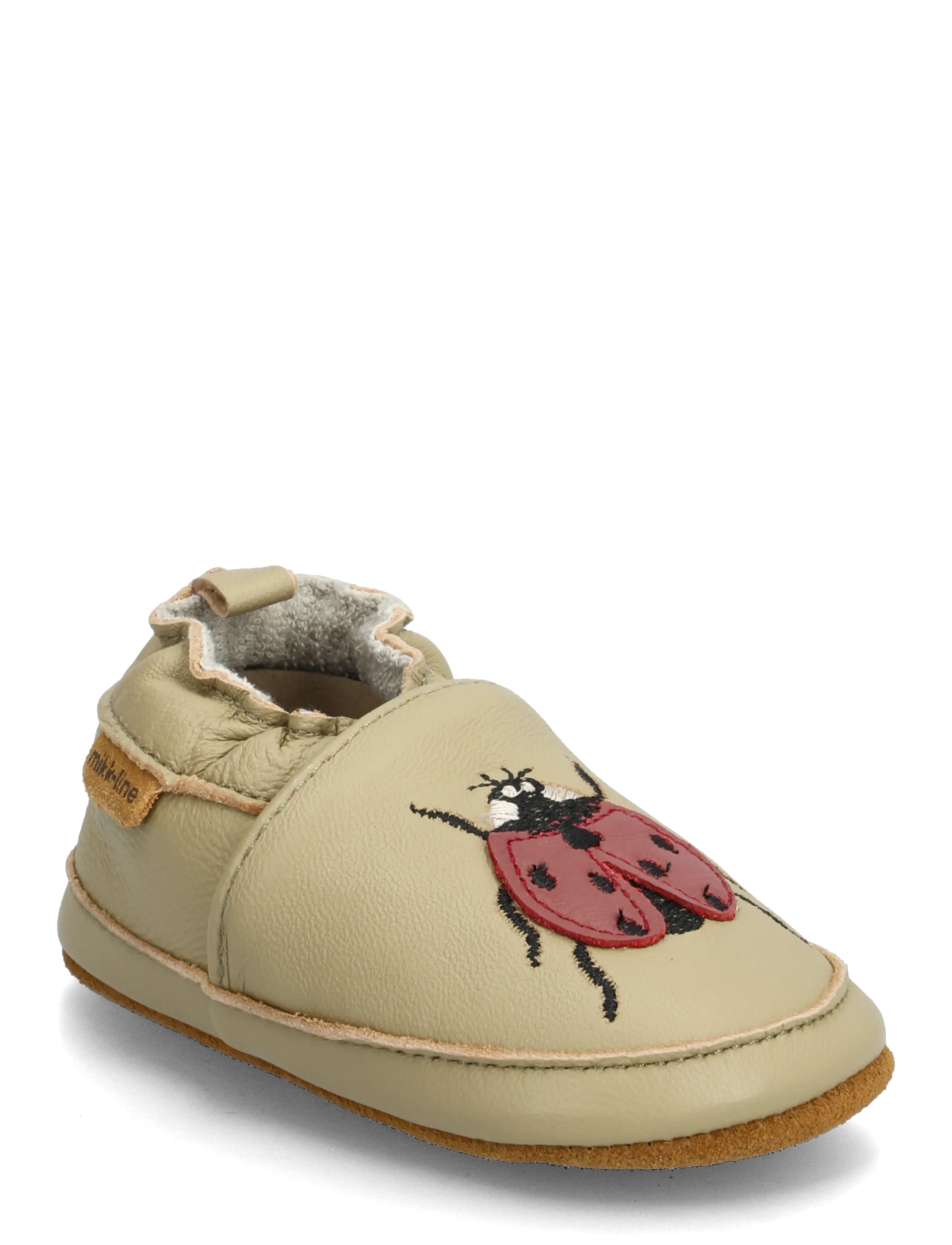 mikk-line Leather Slipper 3D, 18/24M, Schuhe, Grün - Slippers & Indoor Kinder