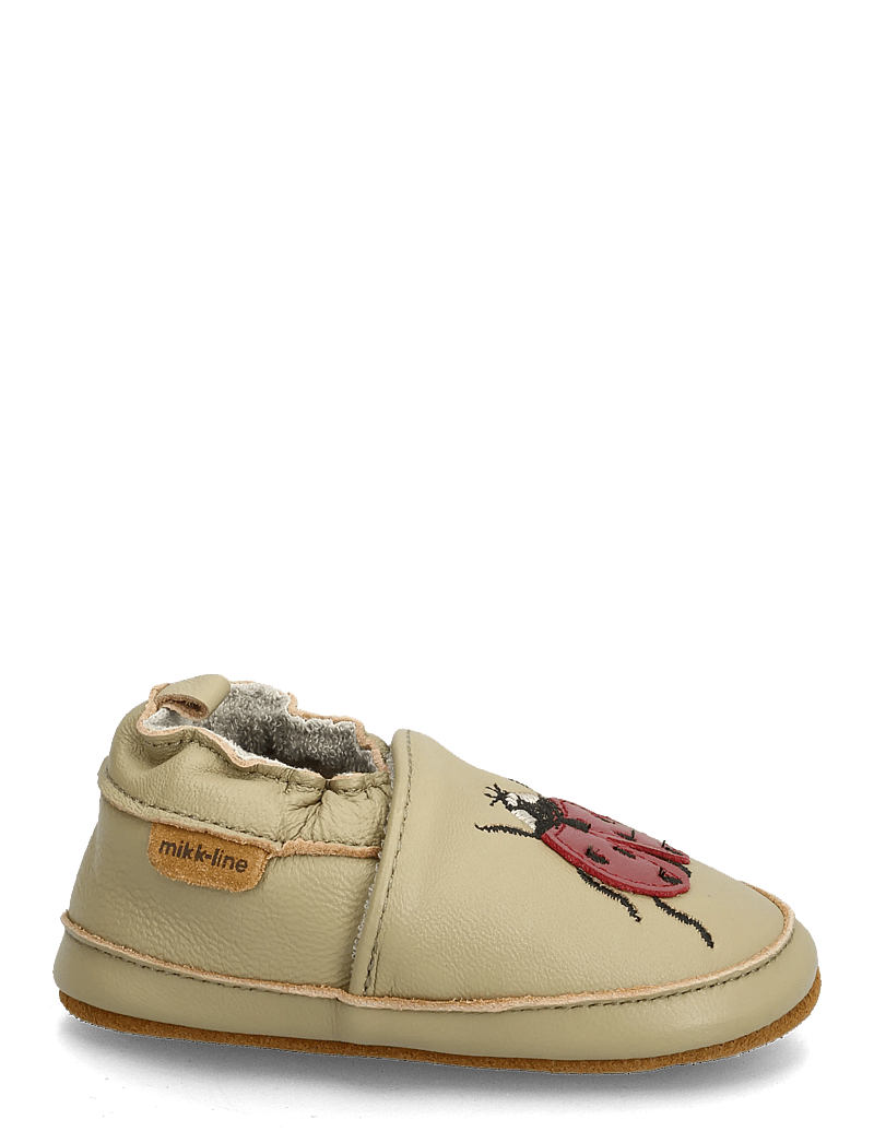 mikk-line - Leather Slipper - 3D - hjemmesko - gray green - 1