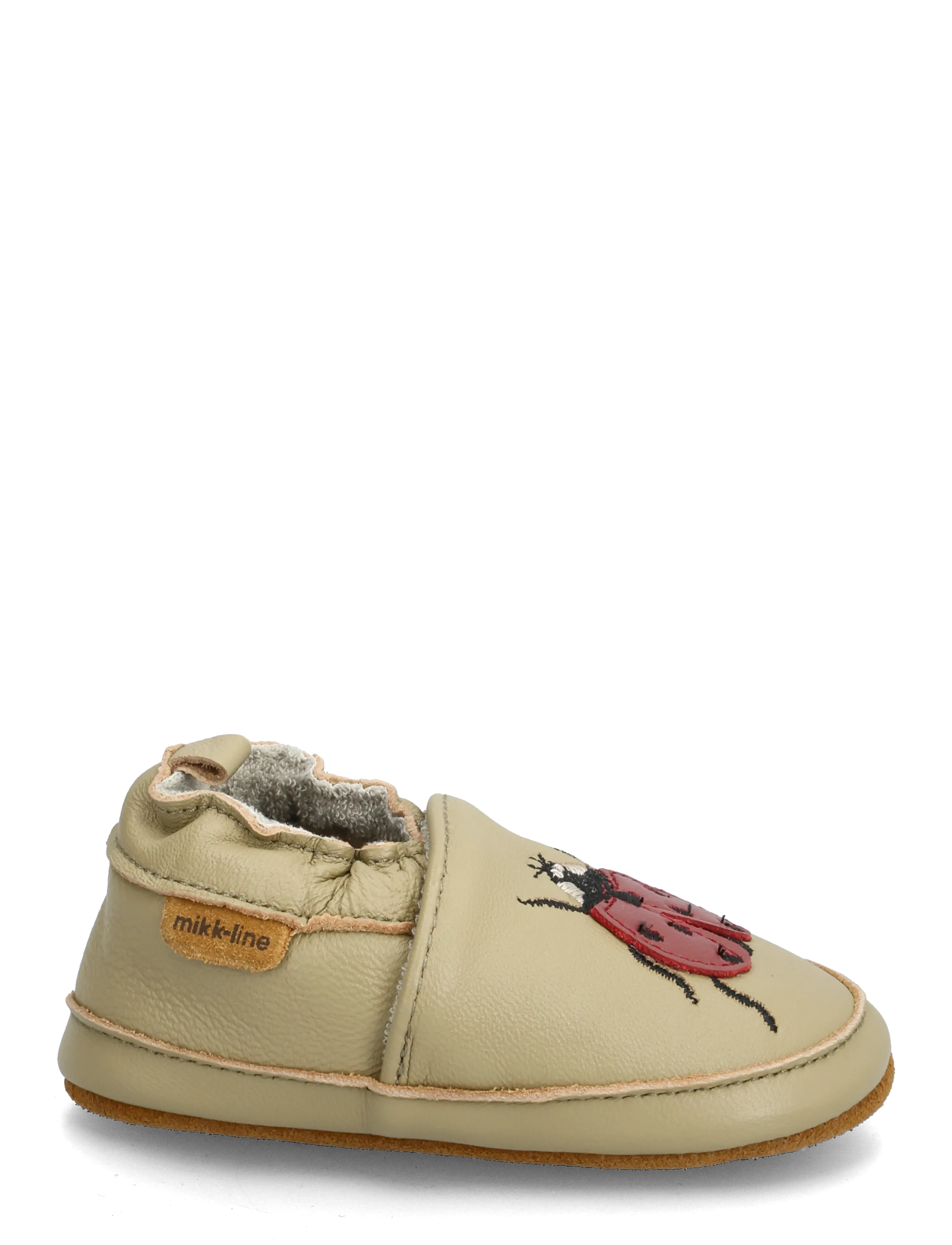 mikk-line - Leather Slipper - 3D - sommerschnäppchen - gray green - 1